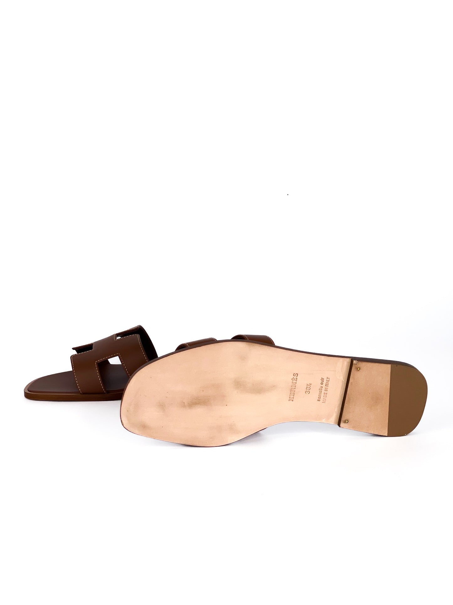Hermes Oran Sandals Size 38 1/2