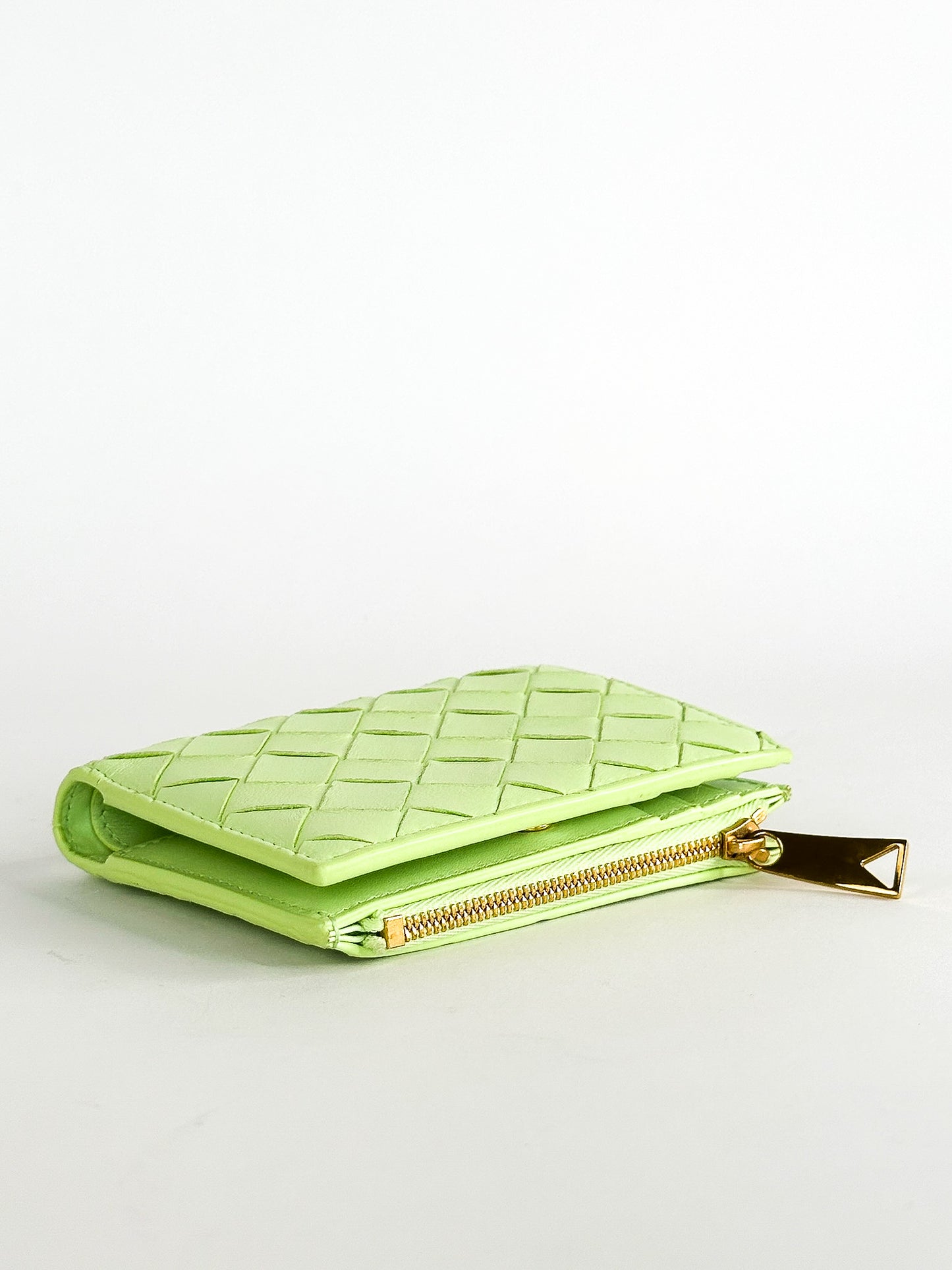 Bottega Veneta Intreccio Bifold Leather Wallet