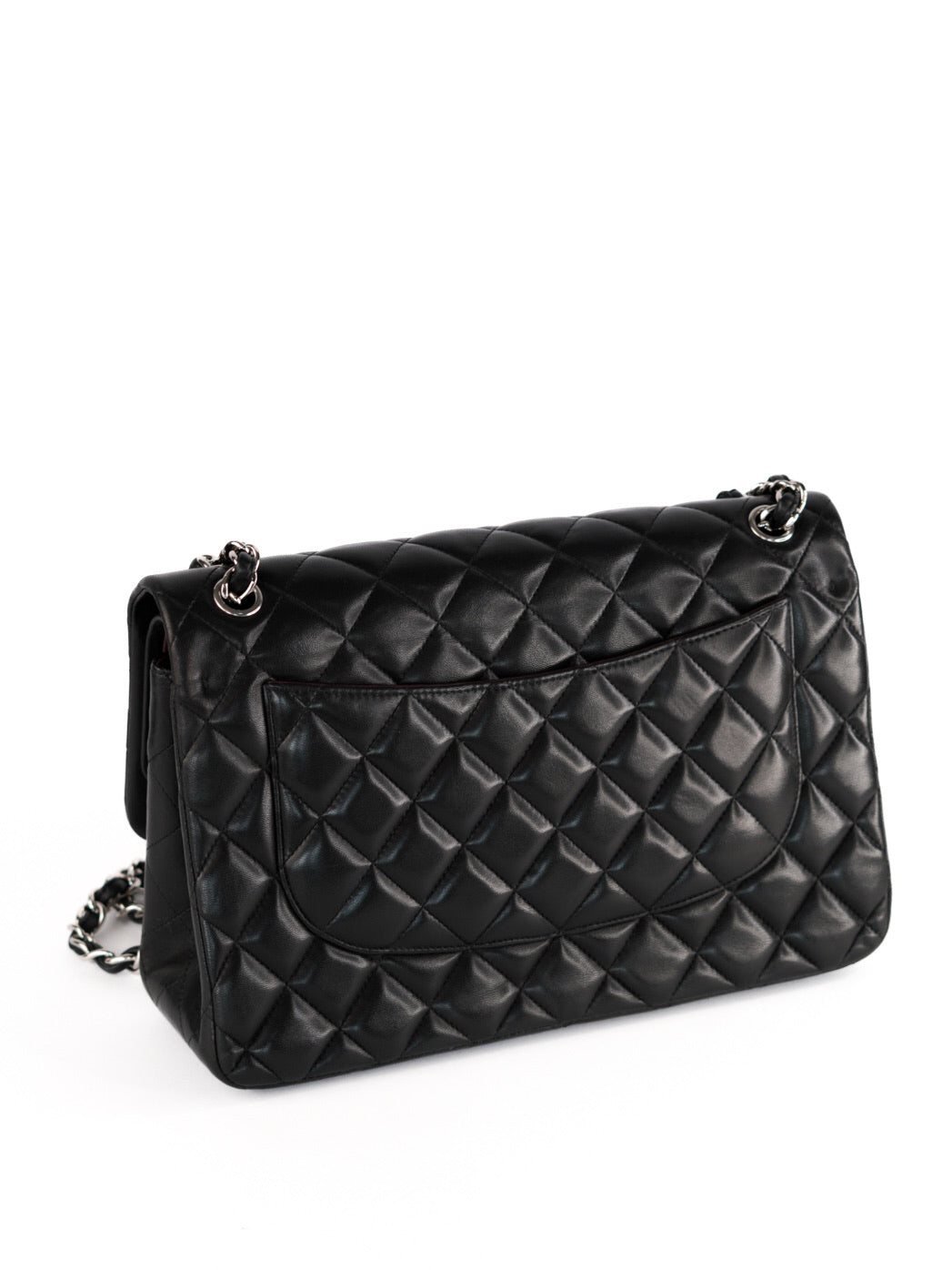 Chanel Medium Double Flap Bag Lambskin Noir