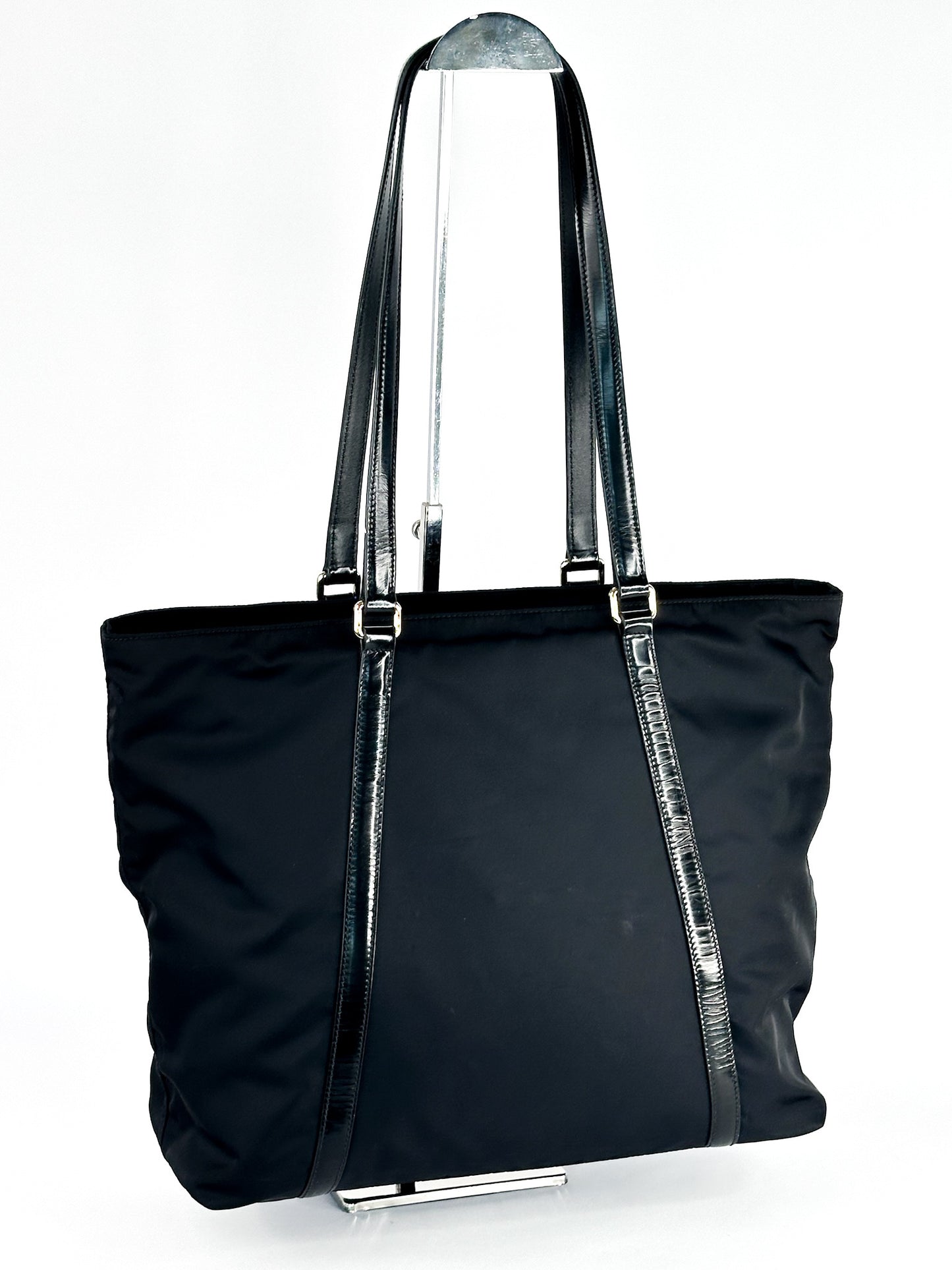 Prada Black Tessuto Nylon Spazzolato