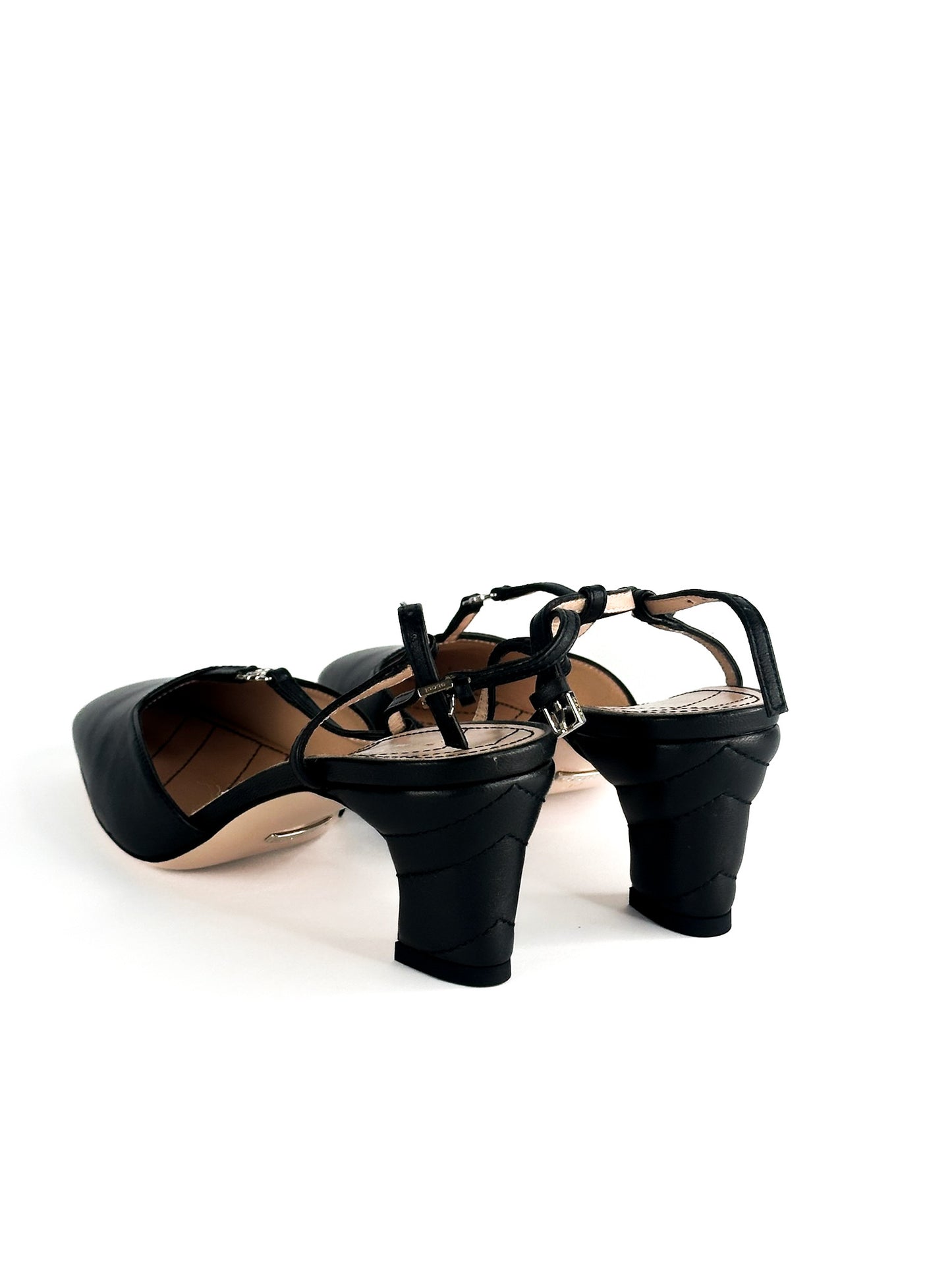 Gucci Petite GG Slingback Pumps Size 37