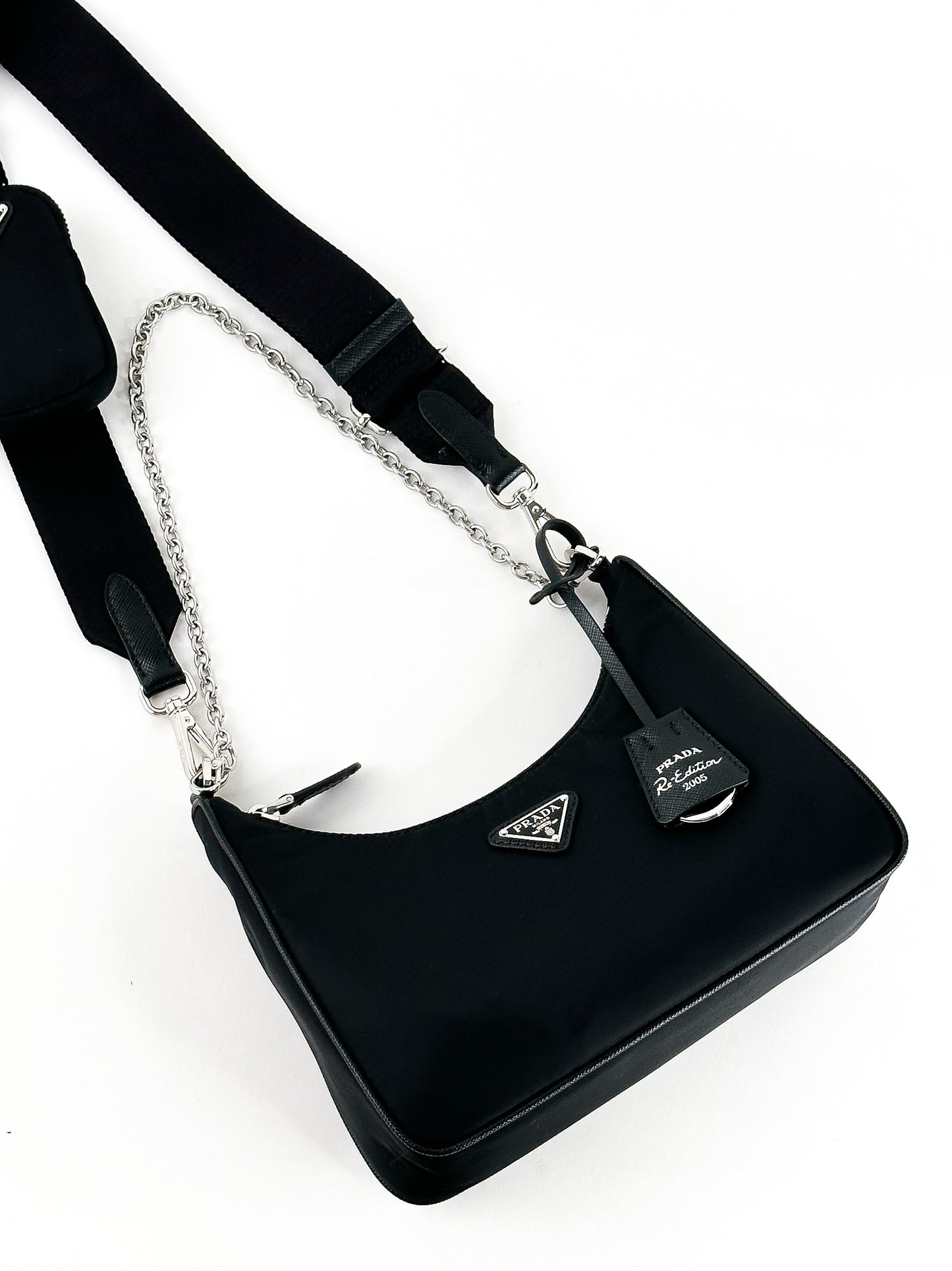 Prada Re-Edition Nylon Multi Pochette