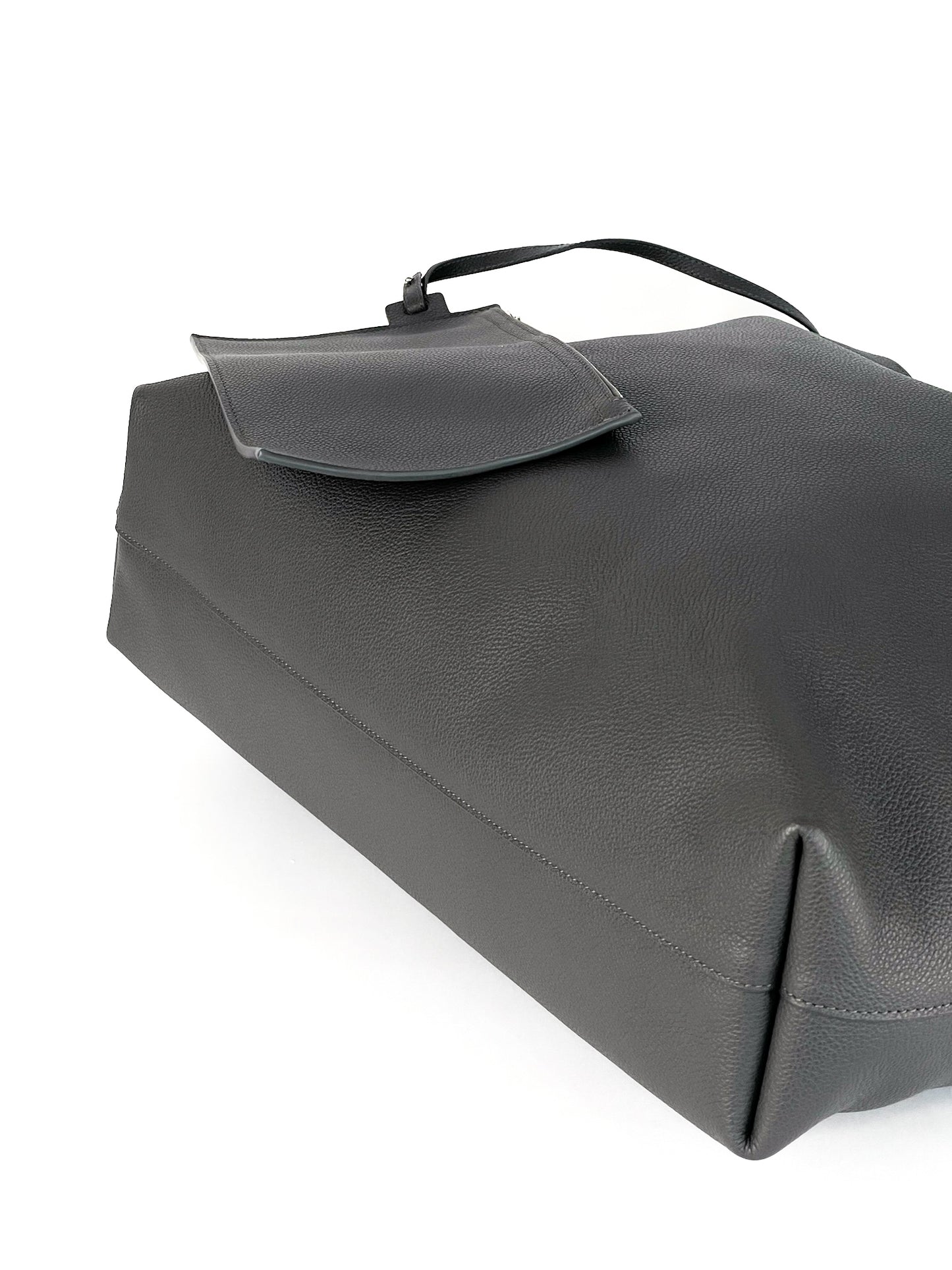 Saint Laurent Calfskin East West Shopping Tote Fog