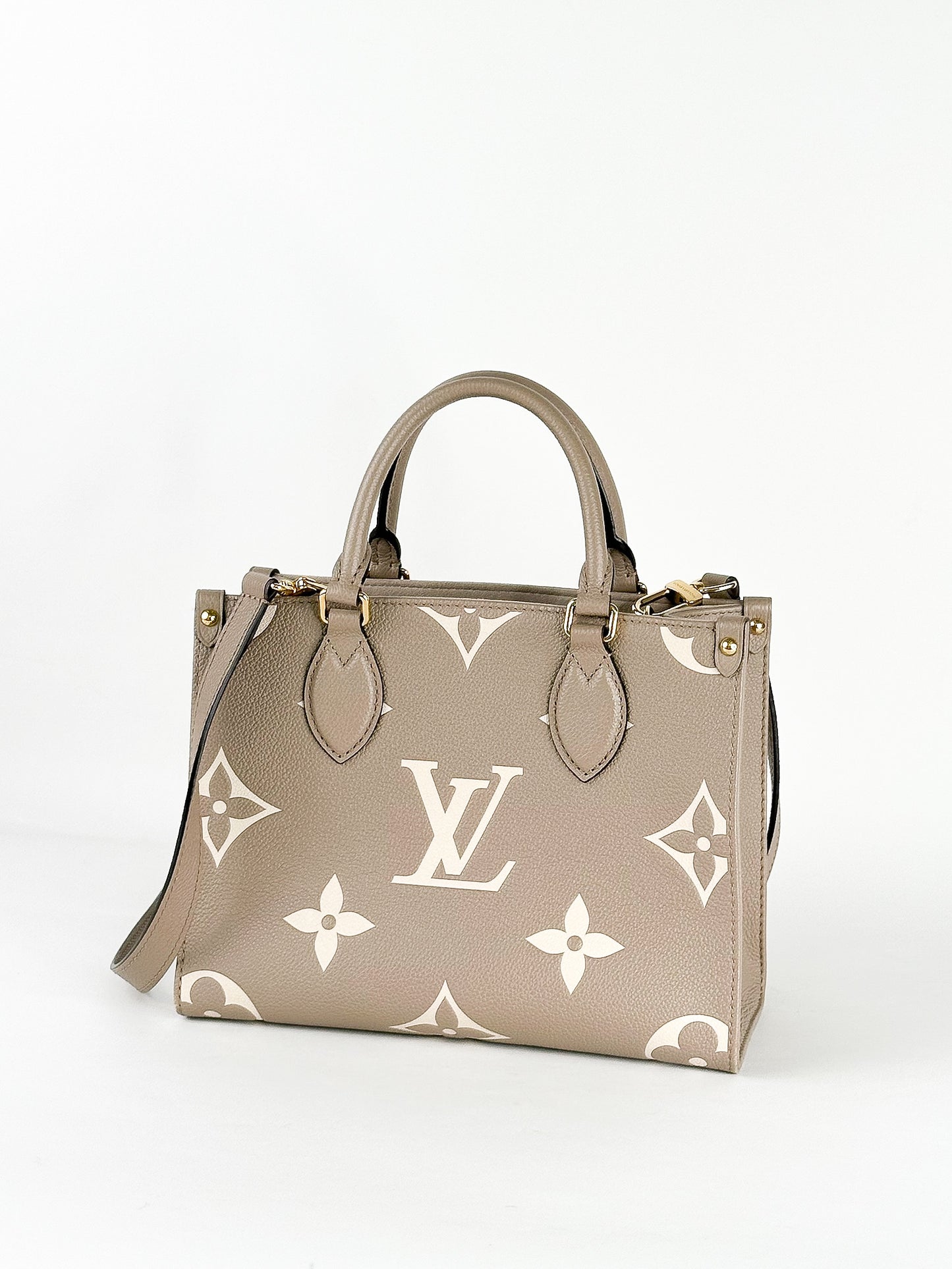 Louis Vuitton ONTHEGO PM (Tourterelle / Crème)
