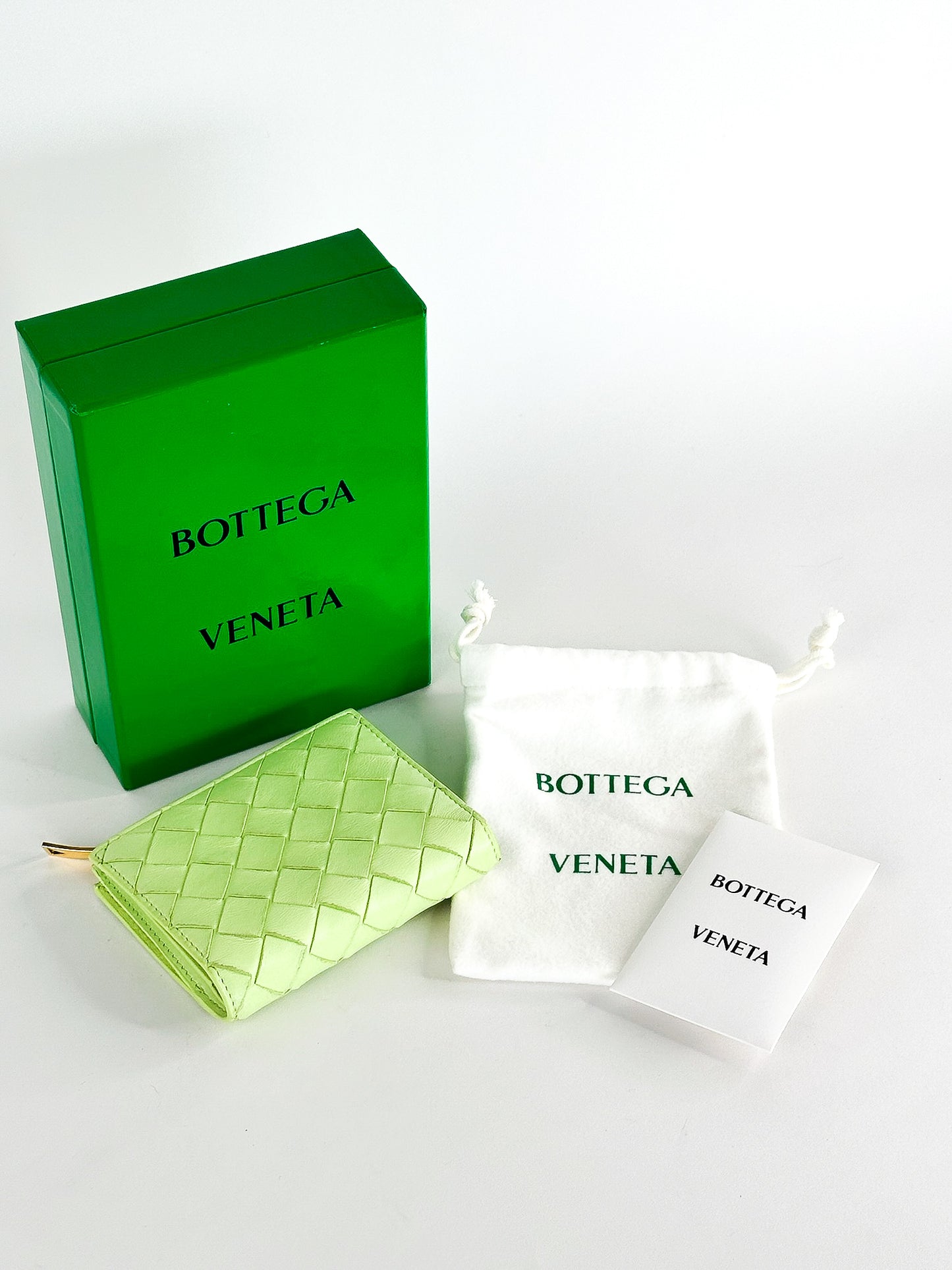 Bottega Veneta Intreccio Bifold Leather Wallet