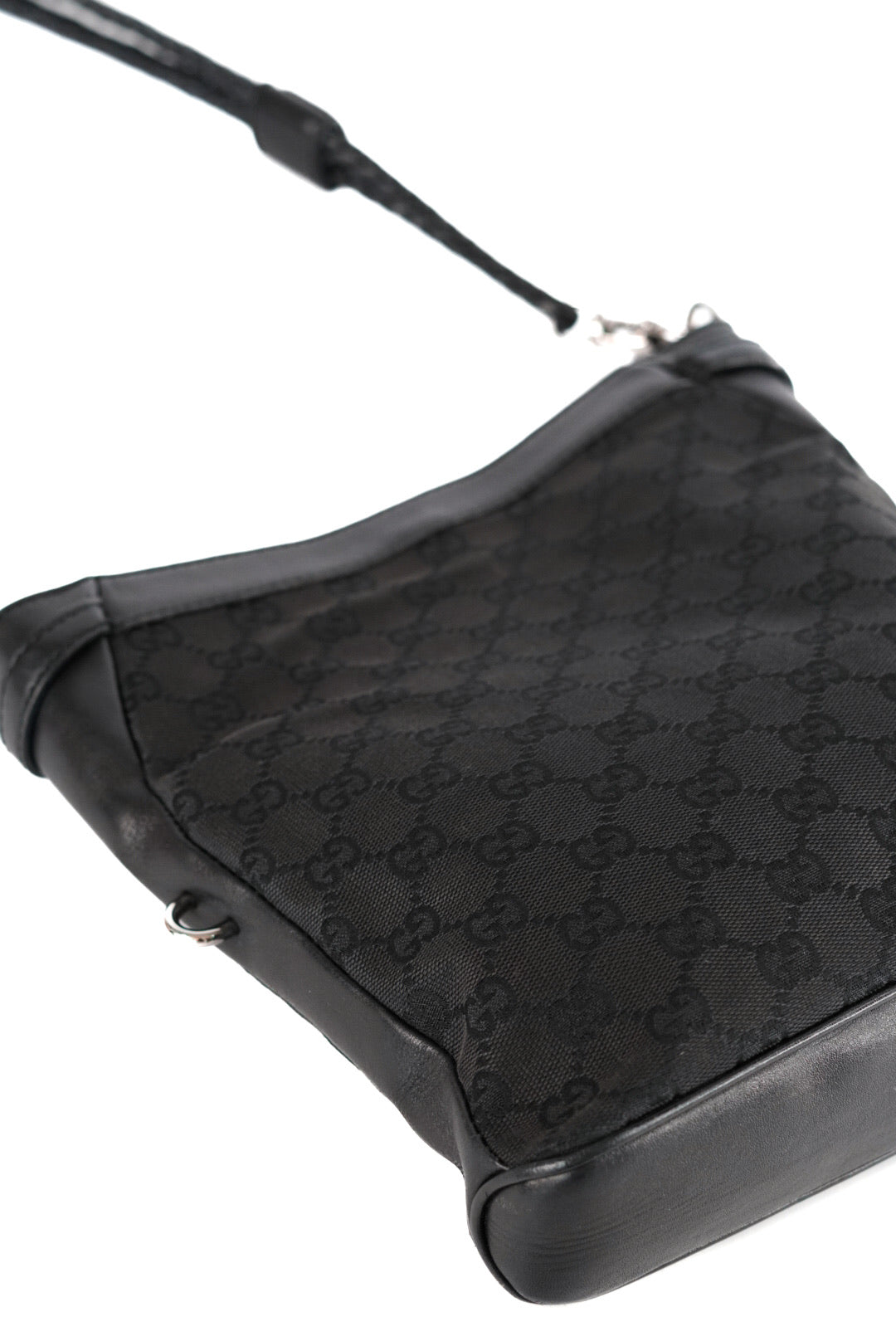 Gucci GG Nylon Flat Messenger Bag