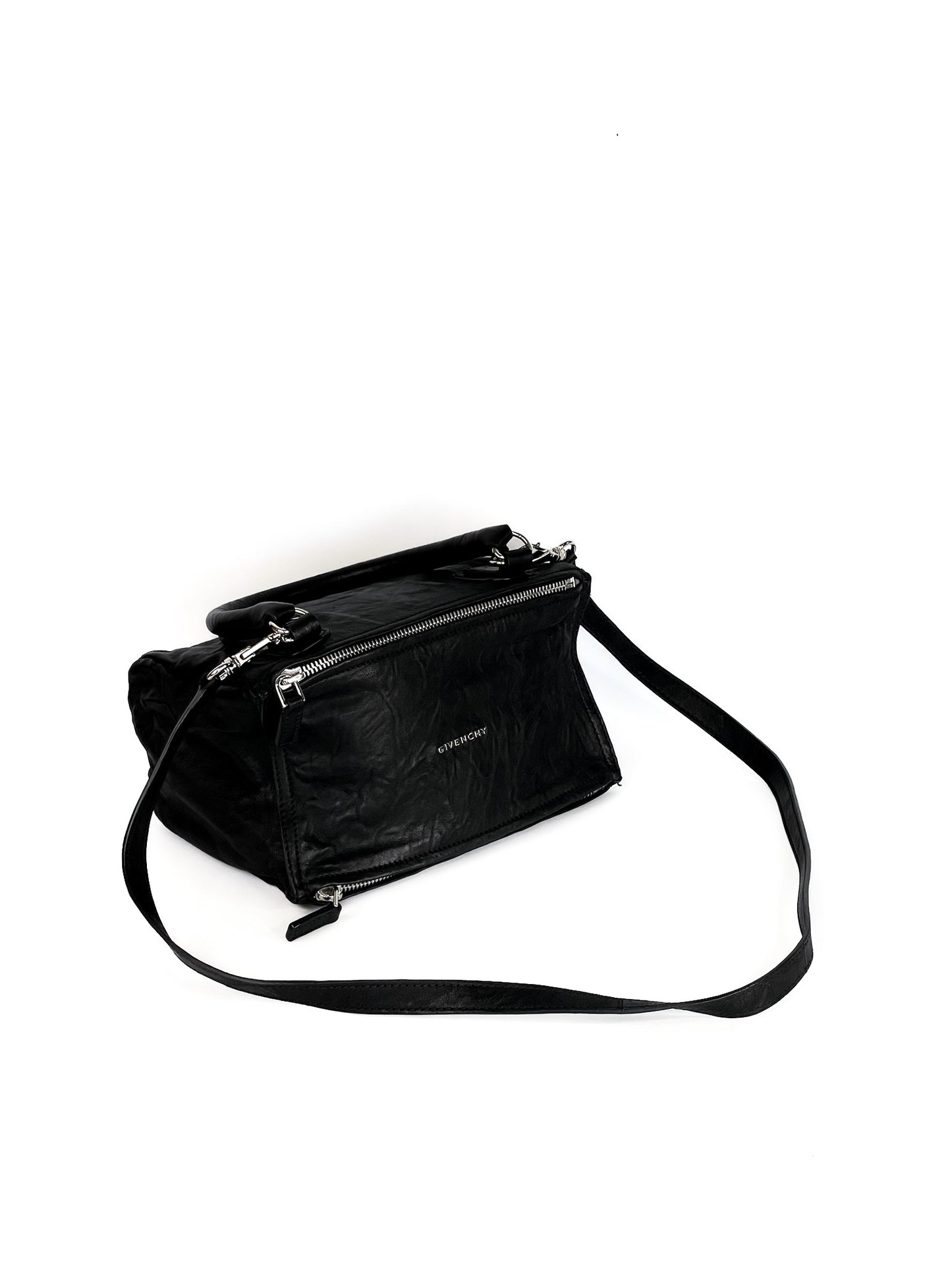 Givenchy Tumbled Sheepskin Mini Pandora Black