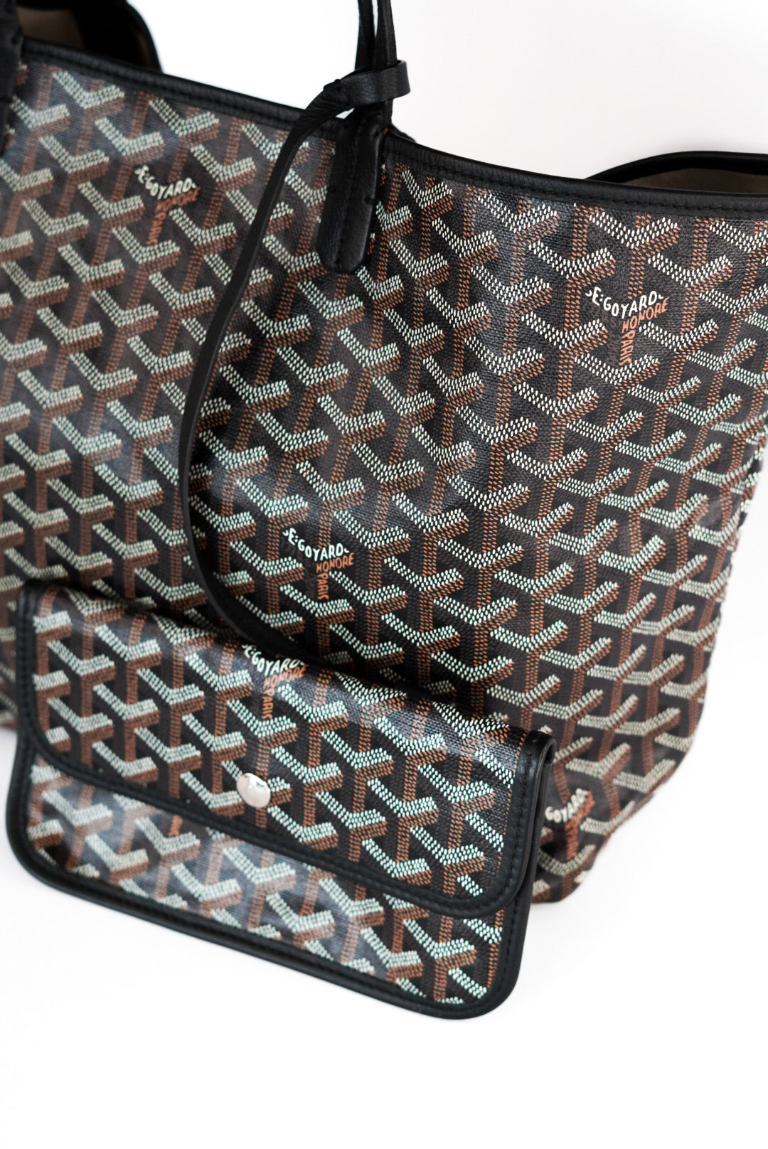Goyard Goyardine Saint Louis PM Black