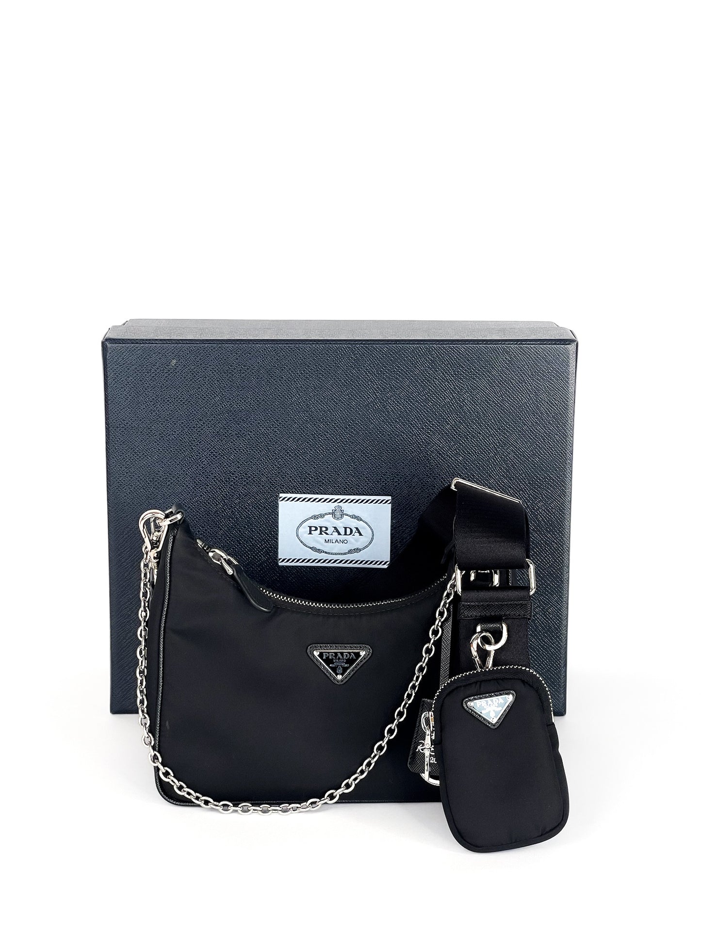 Prada Re-Edition Nylon Multi Pochette