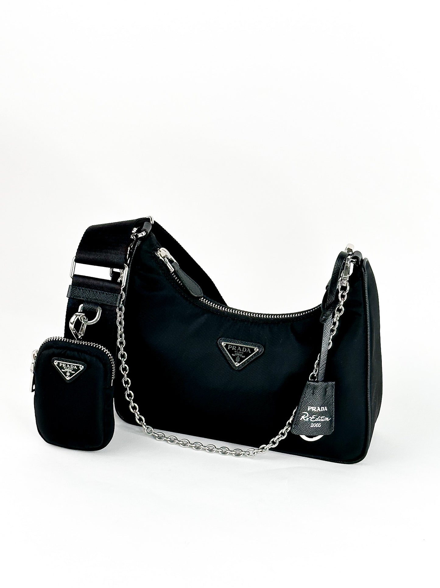 Prada Re-Edition Nylon Multi Pochette