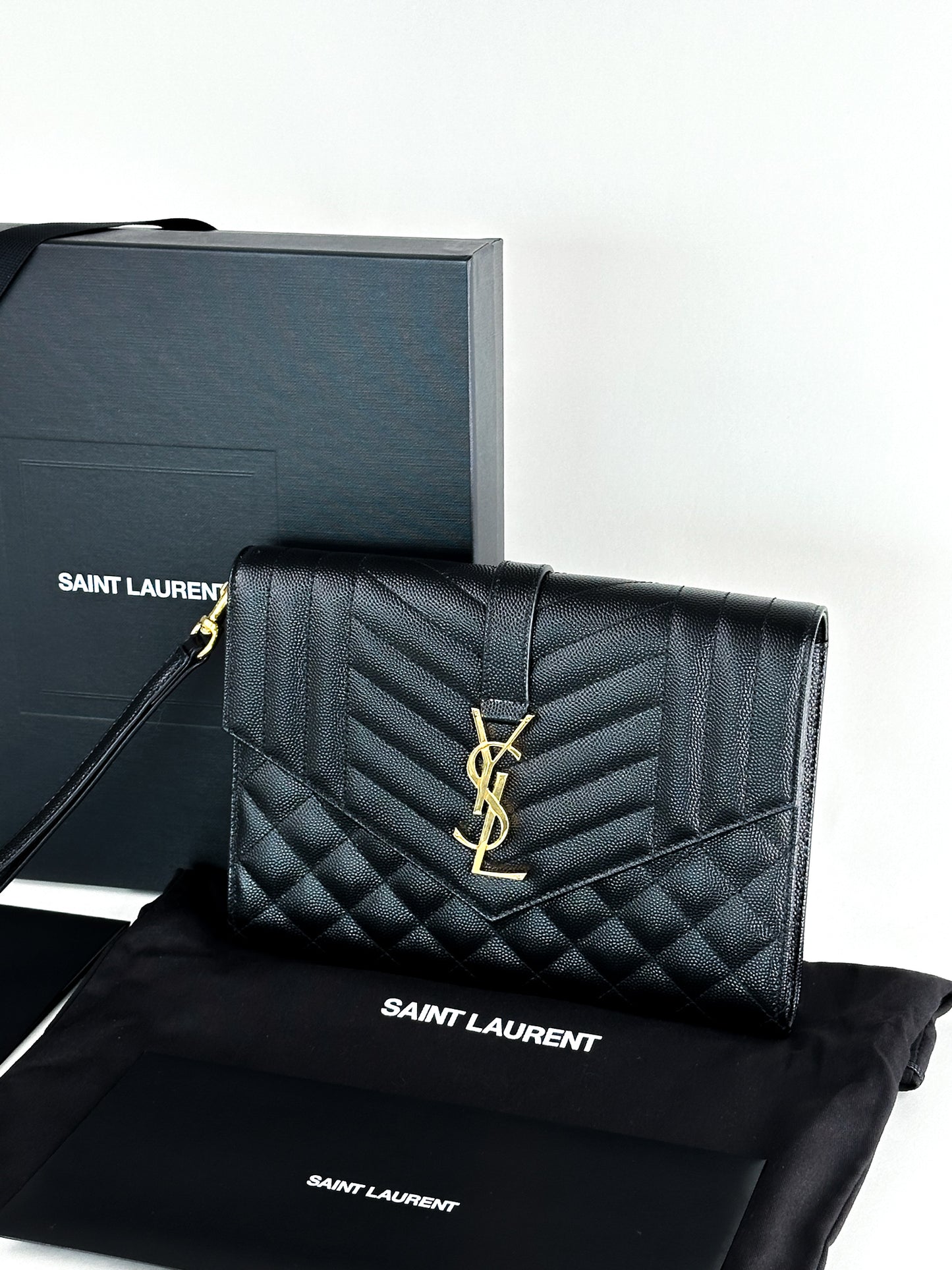 Saint Laurent Envelope Flap Pouch