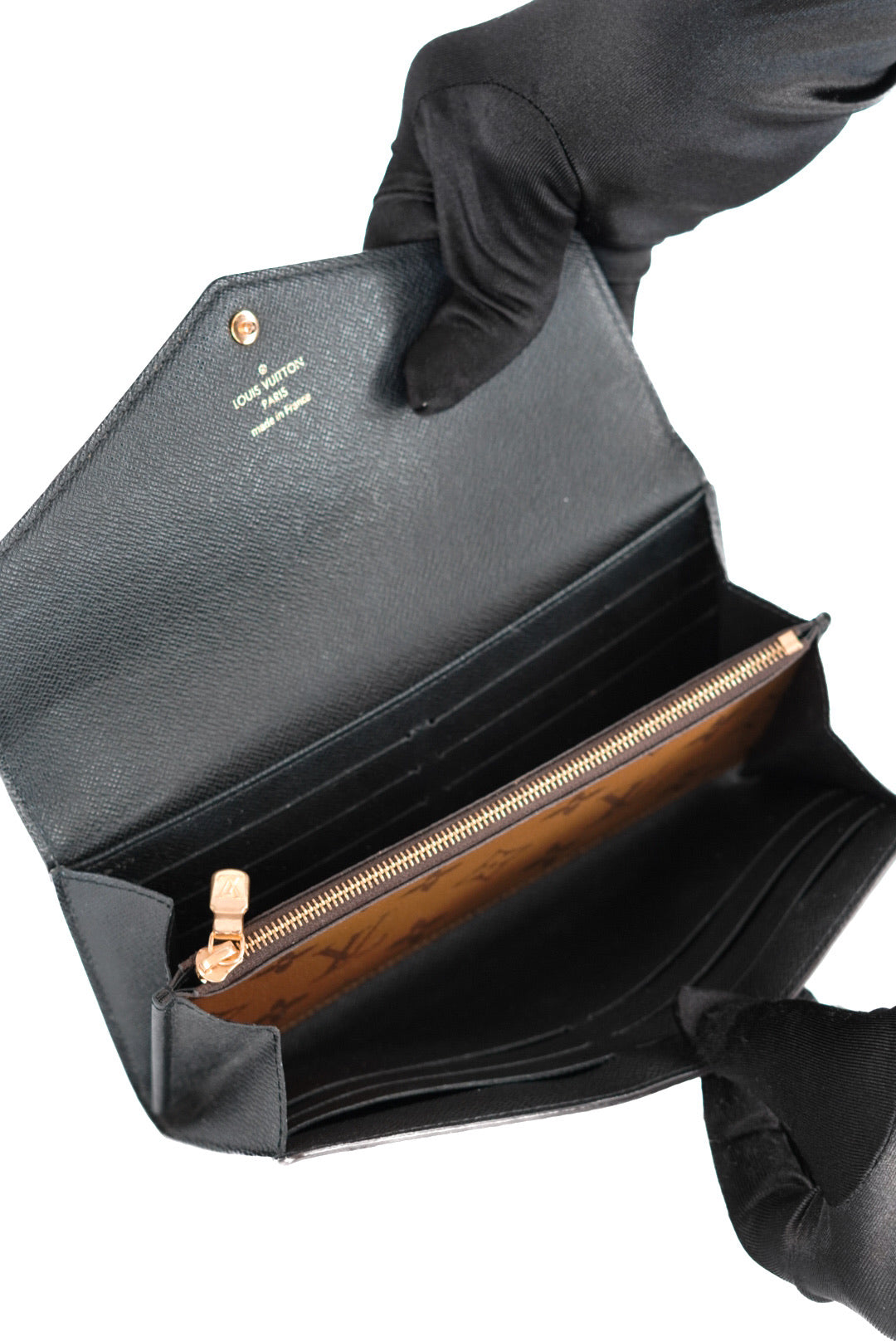 Louis Vuitton Monogram Sarah Reverse Long Wallet