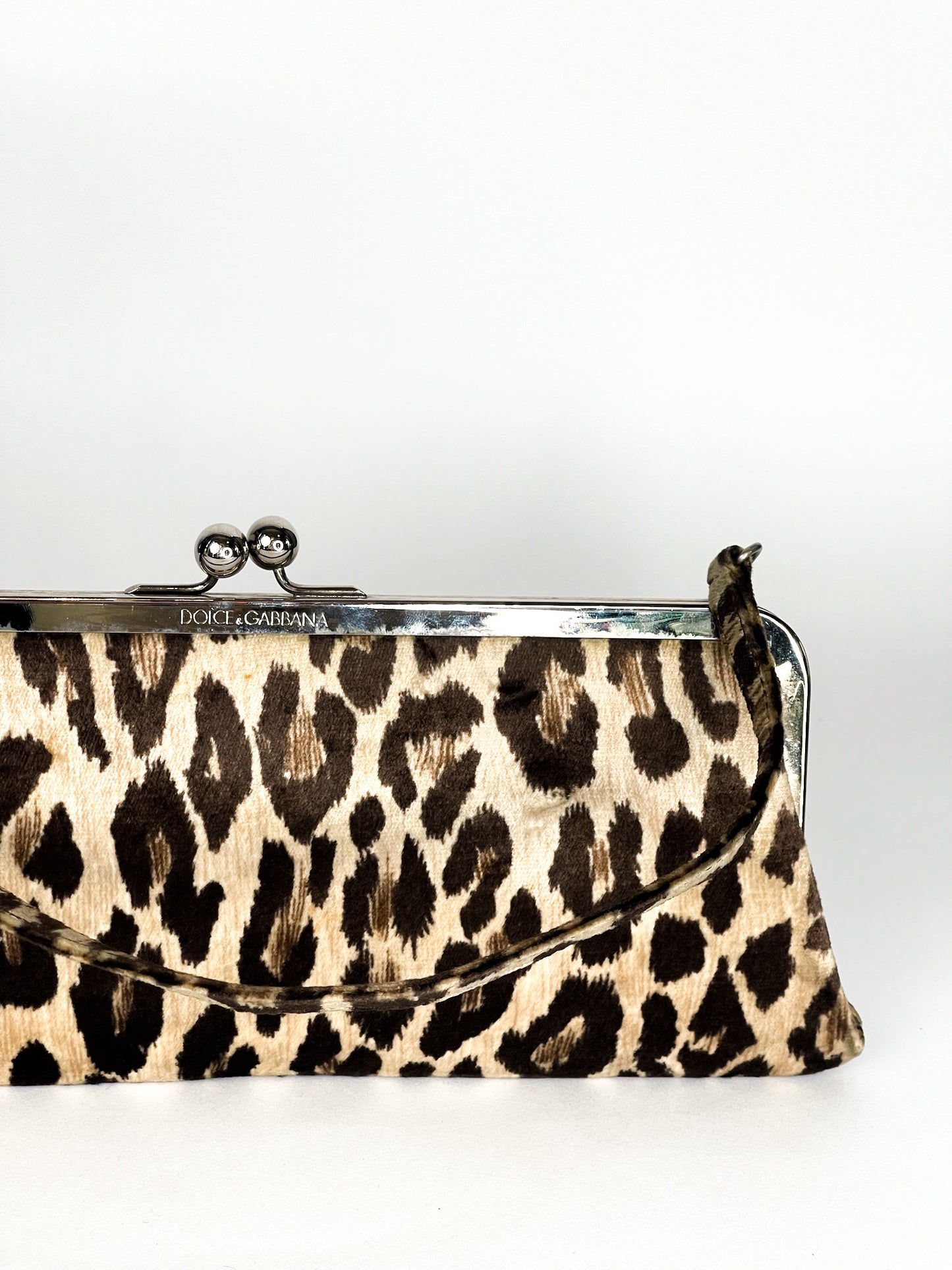 Dolce & Gabbana Leopard Clutch Bag
