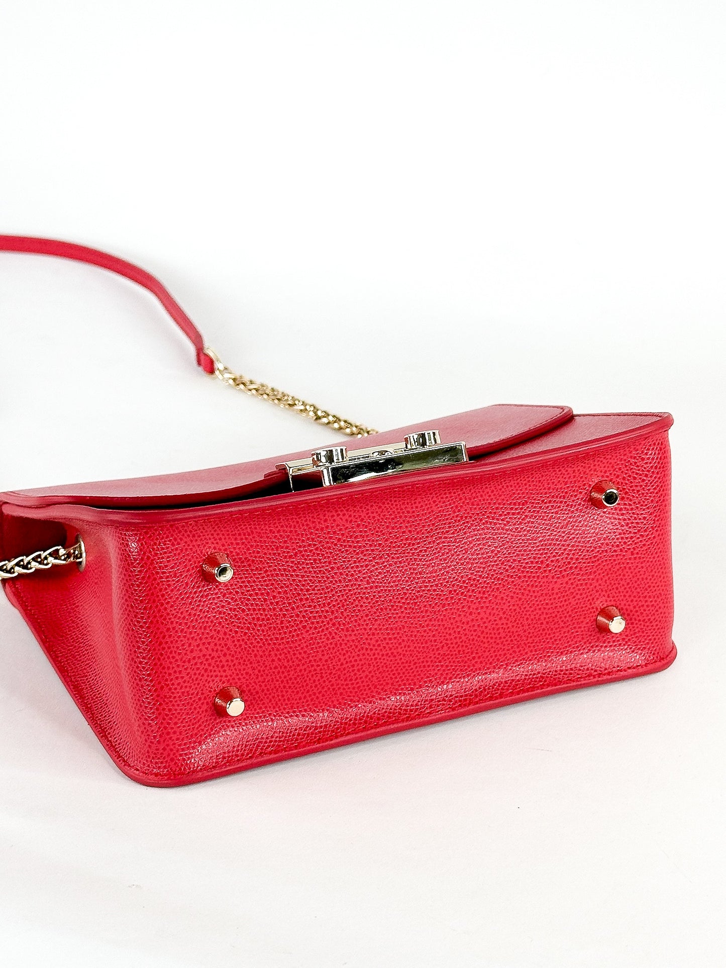Furla Metropolis Crossbody Bag Small in Red