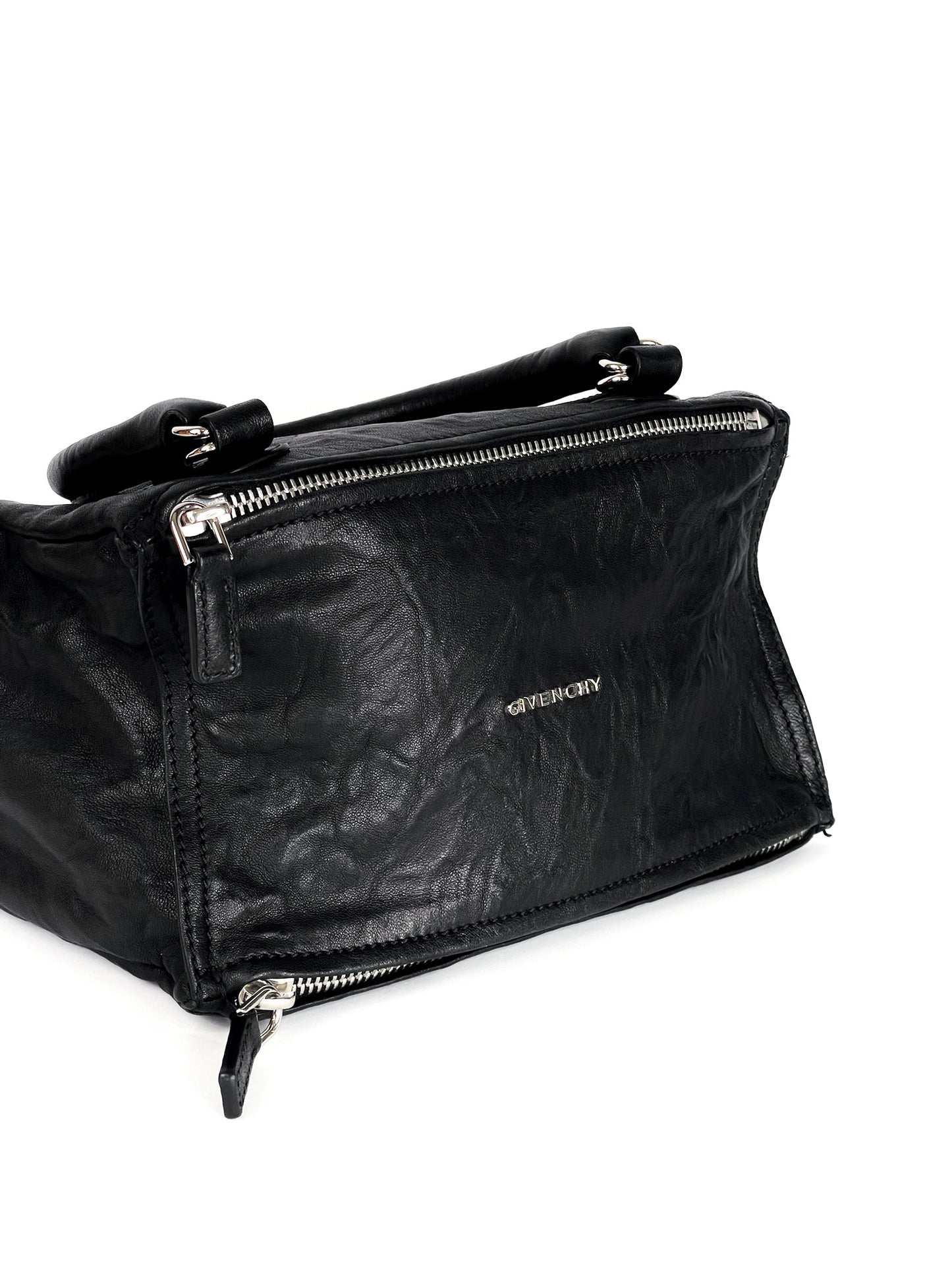 Givenchy Tumbled Sheepskin Mini Pandora Black