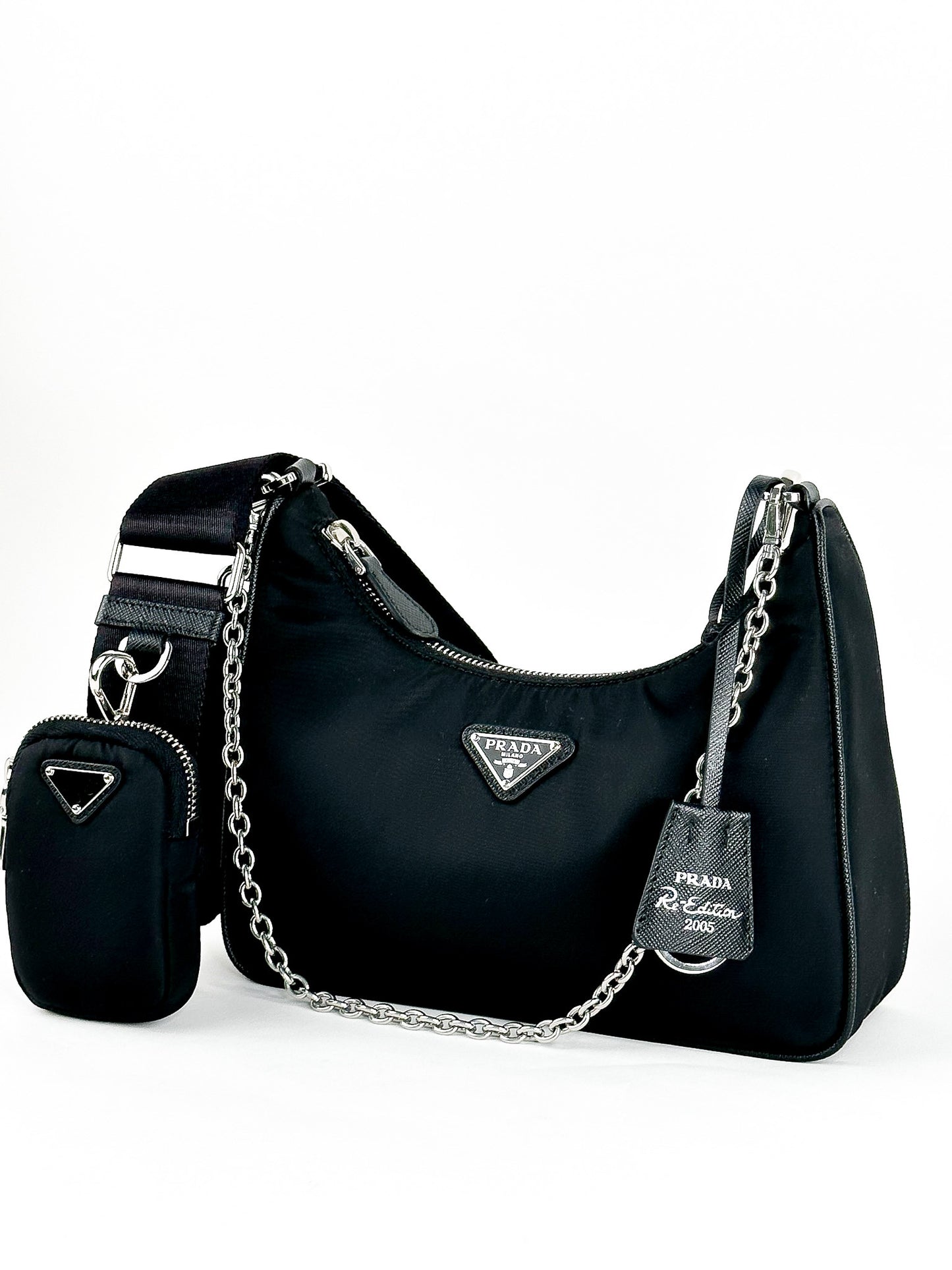 Prada Re-Edition Nylon Multi Pochette