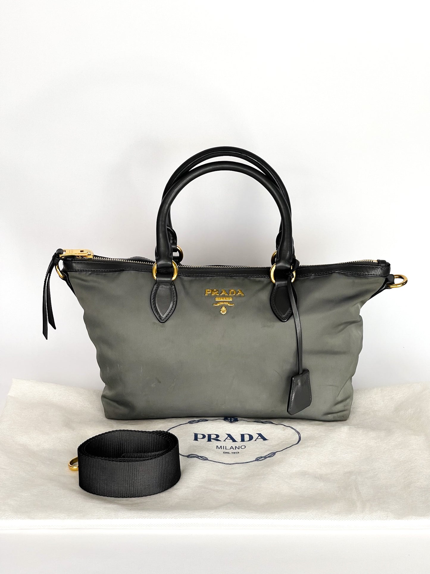 Prada Tessuto Nylon Convertible Bag