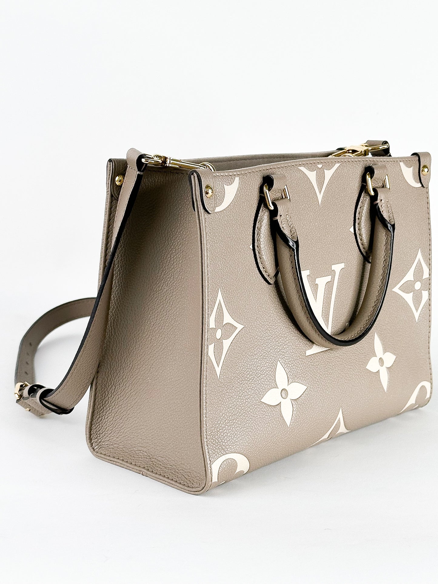 Louis Vuitton ONTHEGO PM (Tourterelle / Crème)