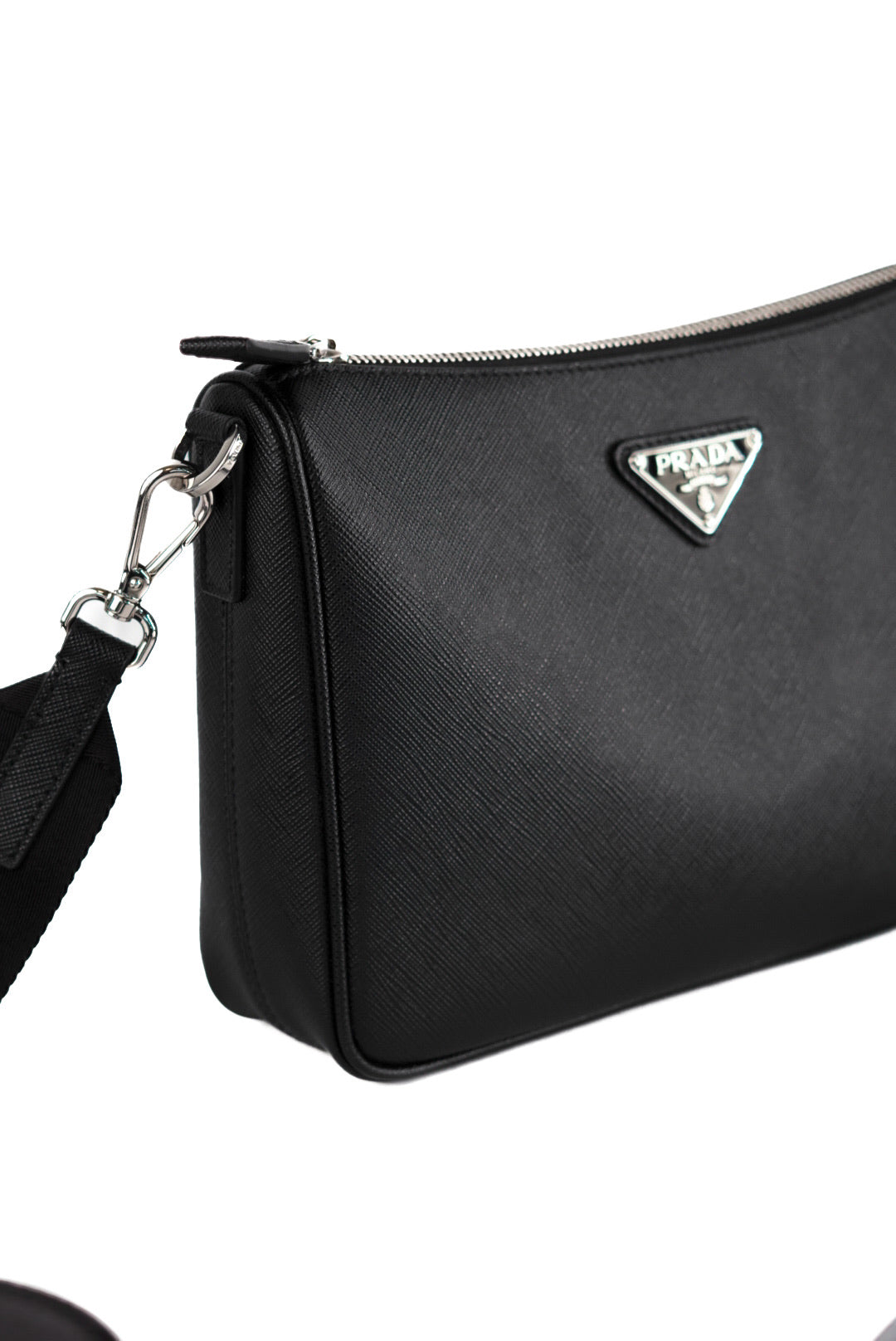 Prada Saffiano-Leather Shoulder Bag
