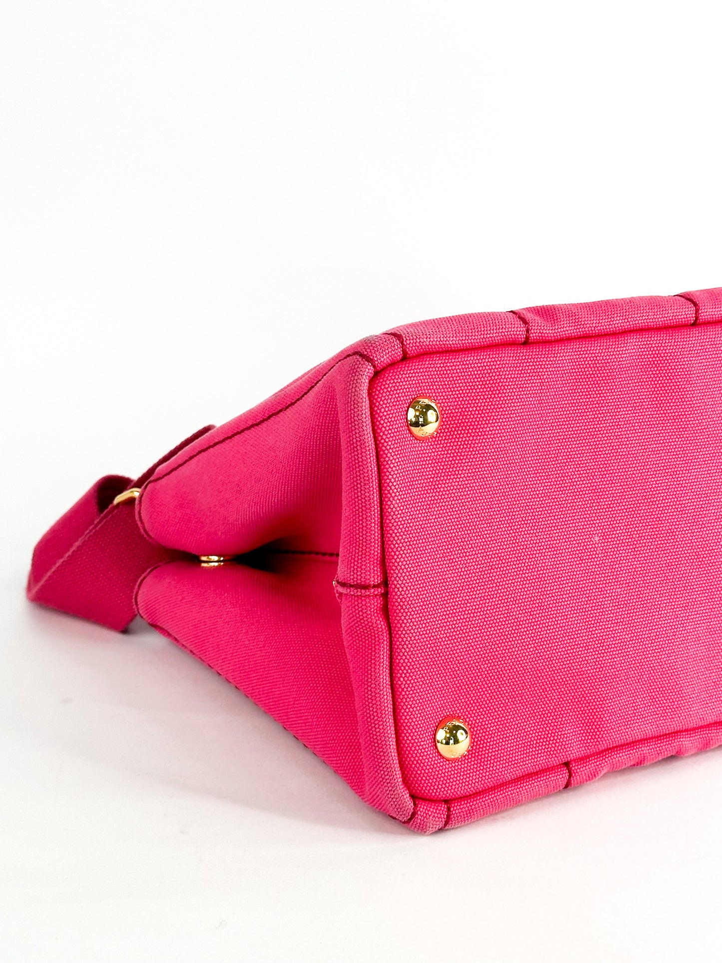 Prada Canapa Tote Pink Small