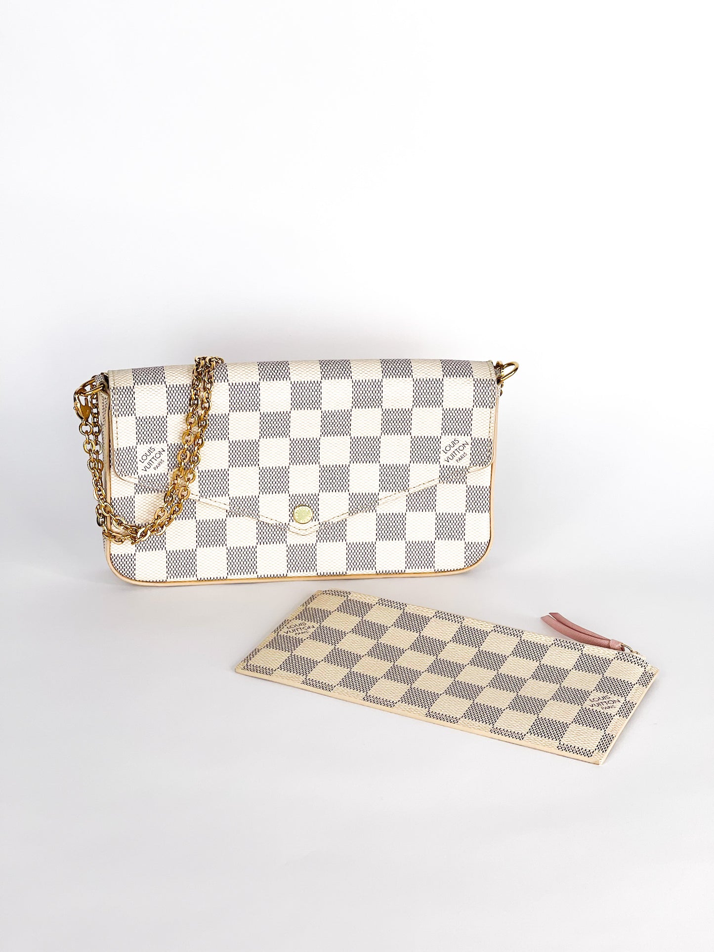 Louis Vuitton Pochette Felicie Damier Azur