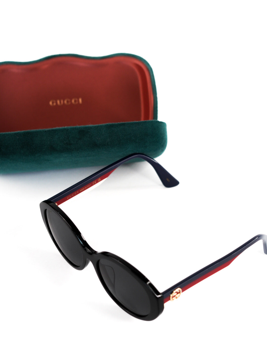 Gucci Round Web Sunglasses