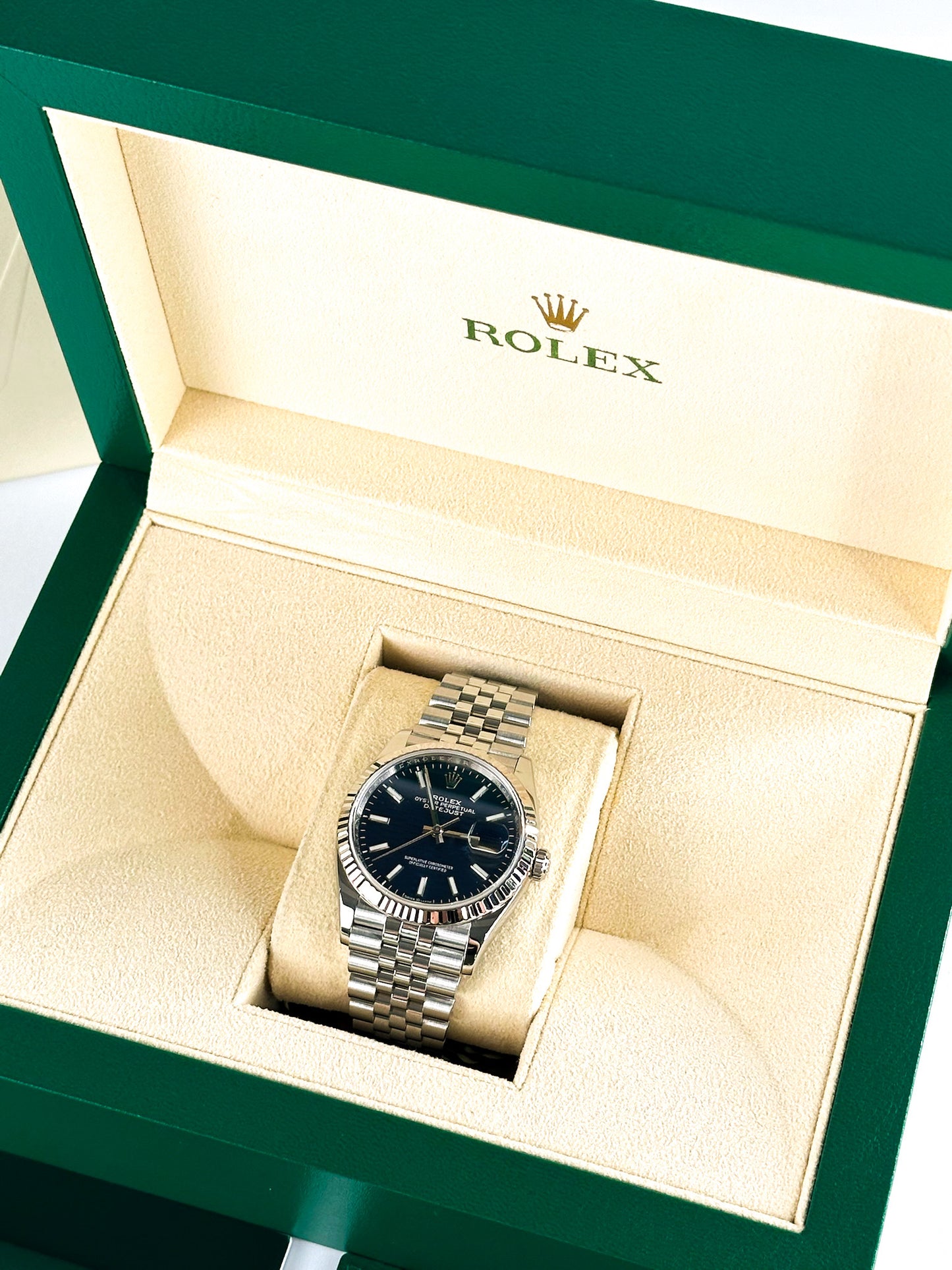 Datejust 36mm Blue Motif Dial Super Jubilee