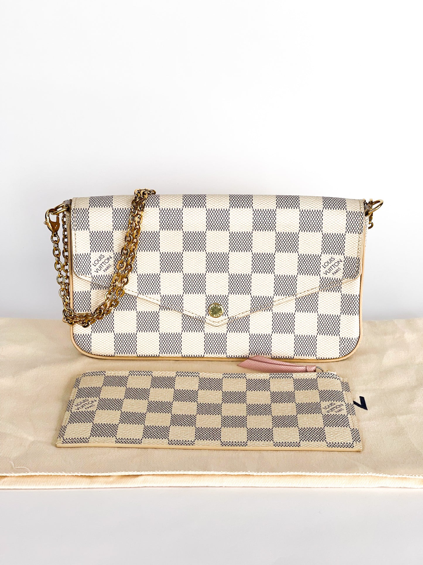 Louis Vuitton Pochette Felicie Damier Azur