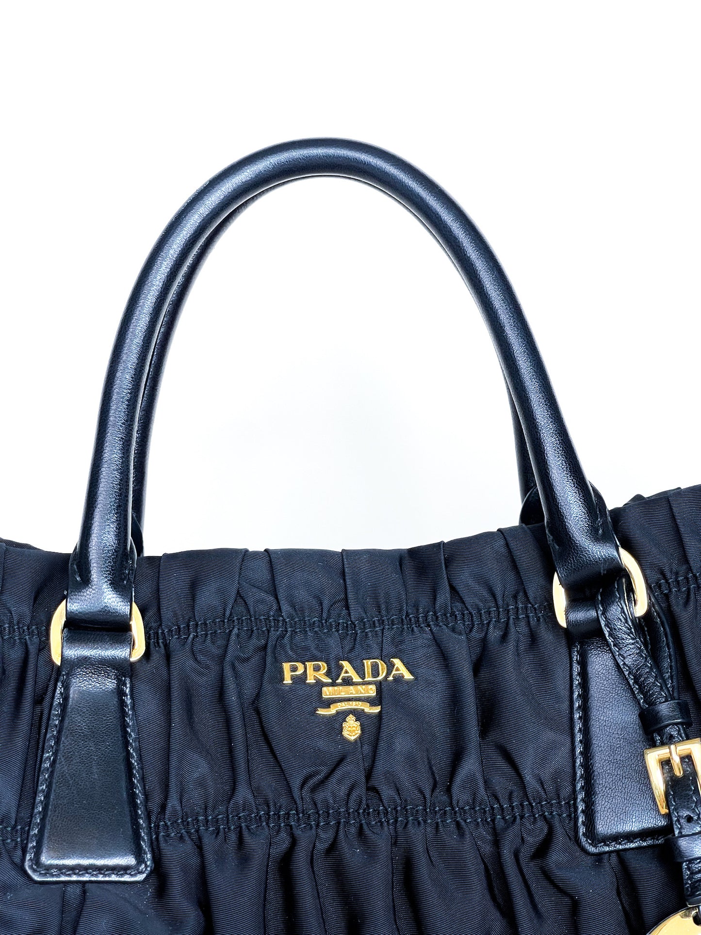 Prada Tessuto Gaufre Tote Bag