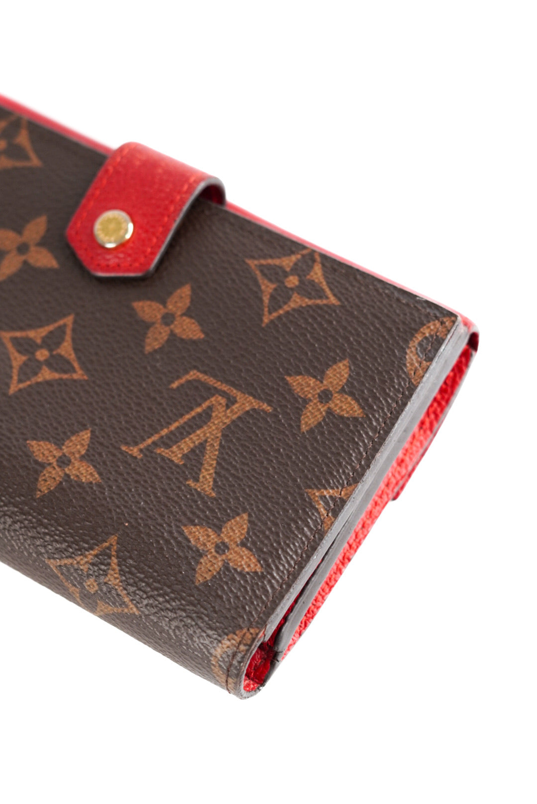 Louis Vuitton Monogram Pallas Compact Wallet Cherry