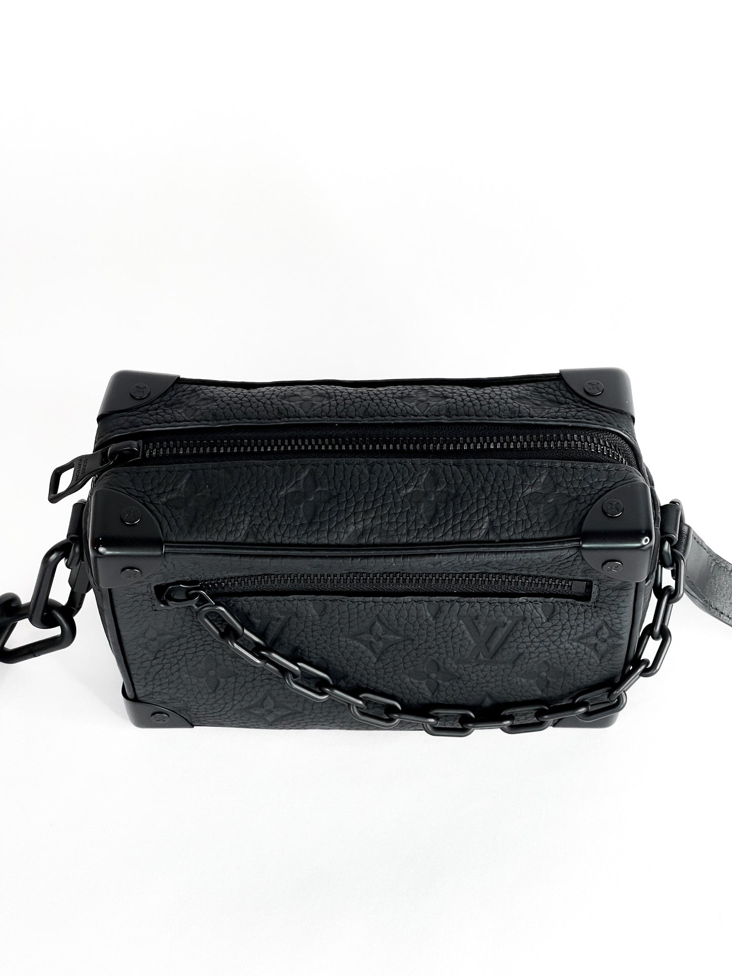Louis Vuitton Taurillon Monogram Mini Soft Trunk Black
