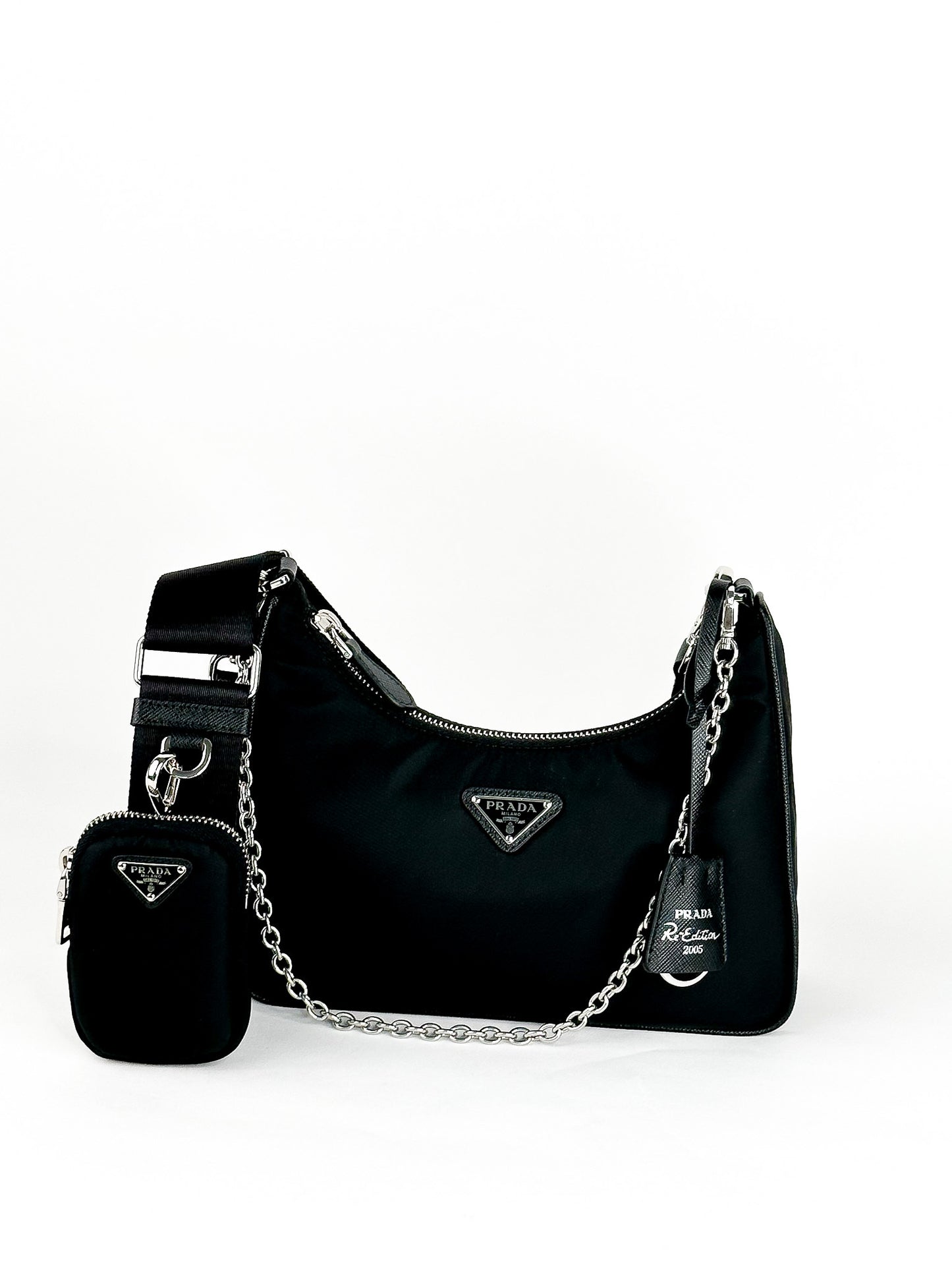 Prada Re-Edition Nylon Multi Pochette