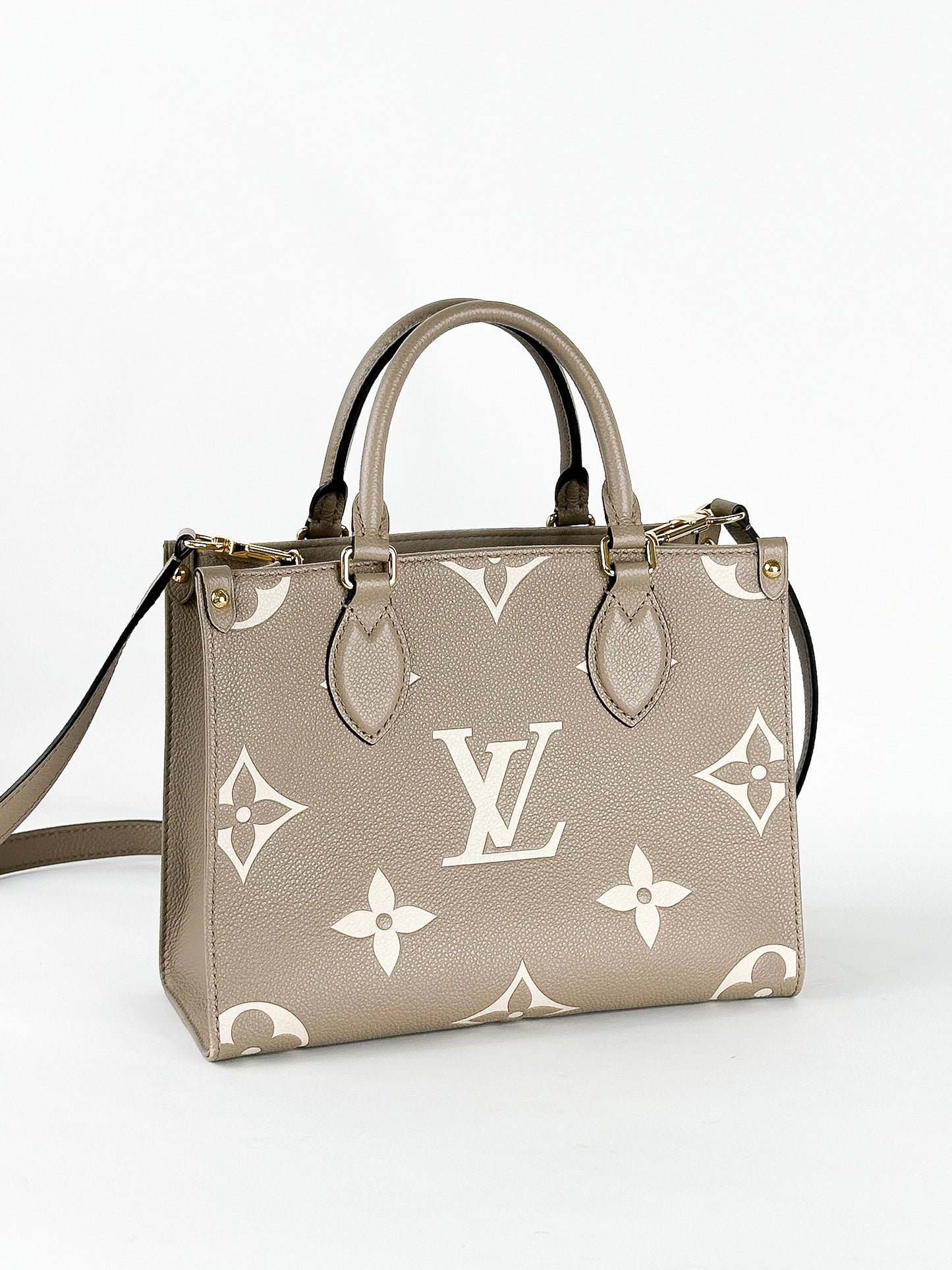 Louis Vuitton ONTHEGO PM (Tourterelle / Crème)