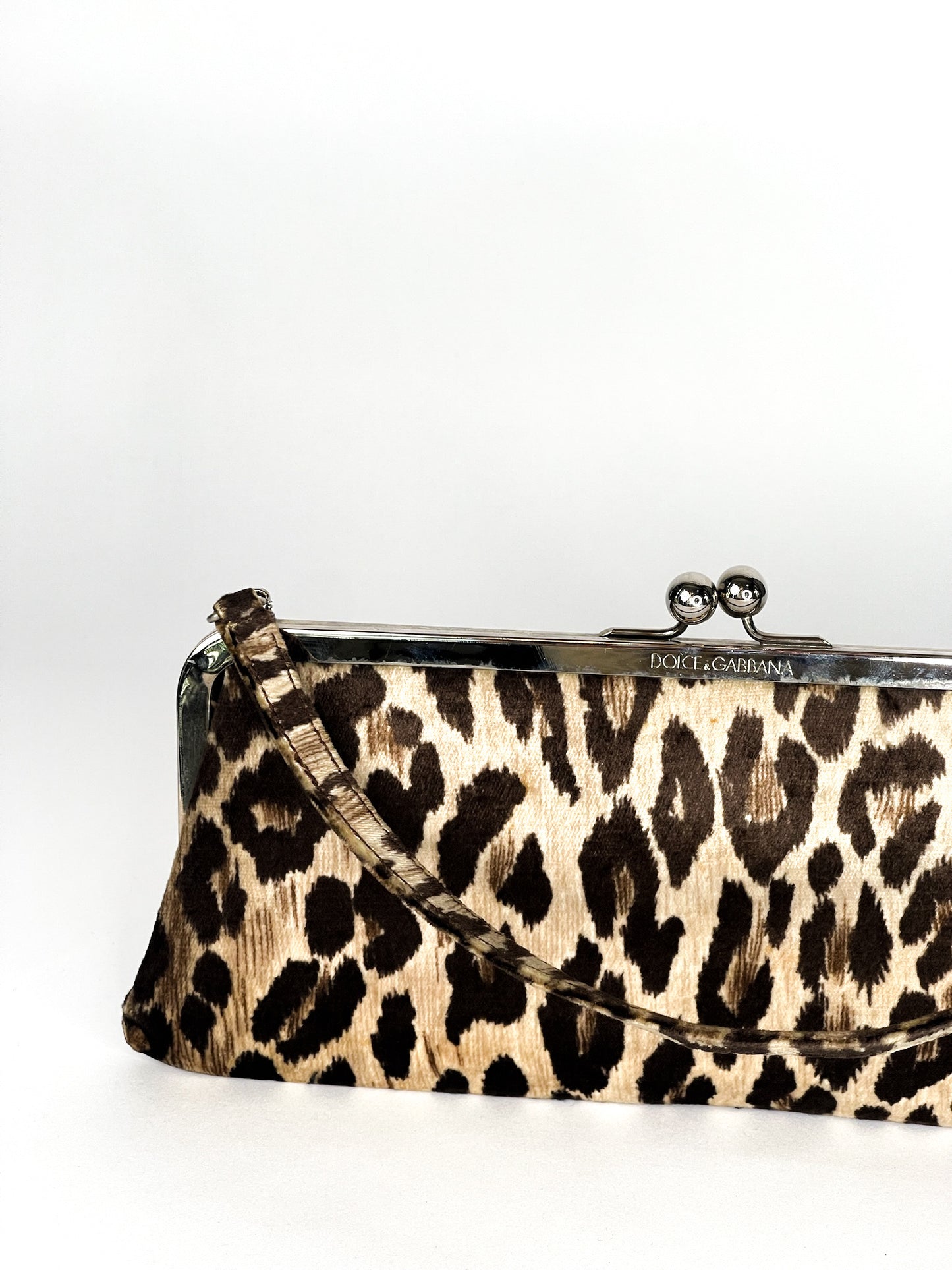Dolce & Gabbana Leopard Clutch Bag