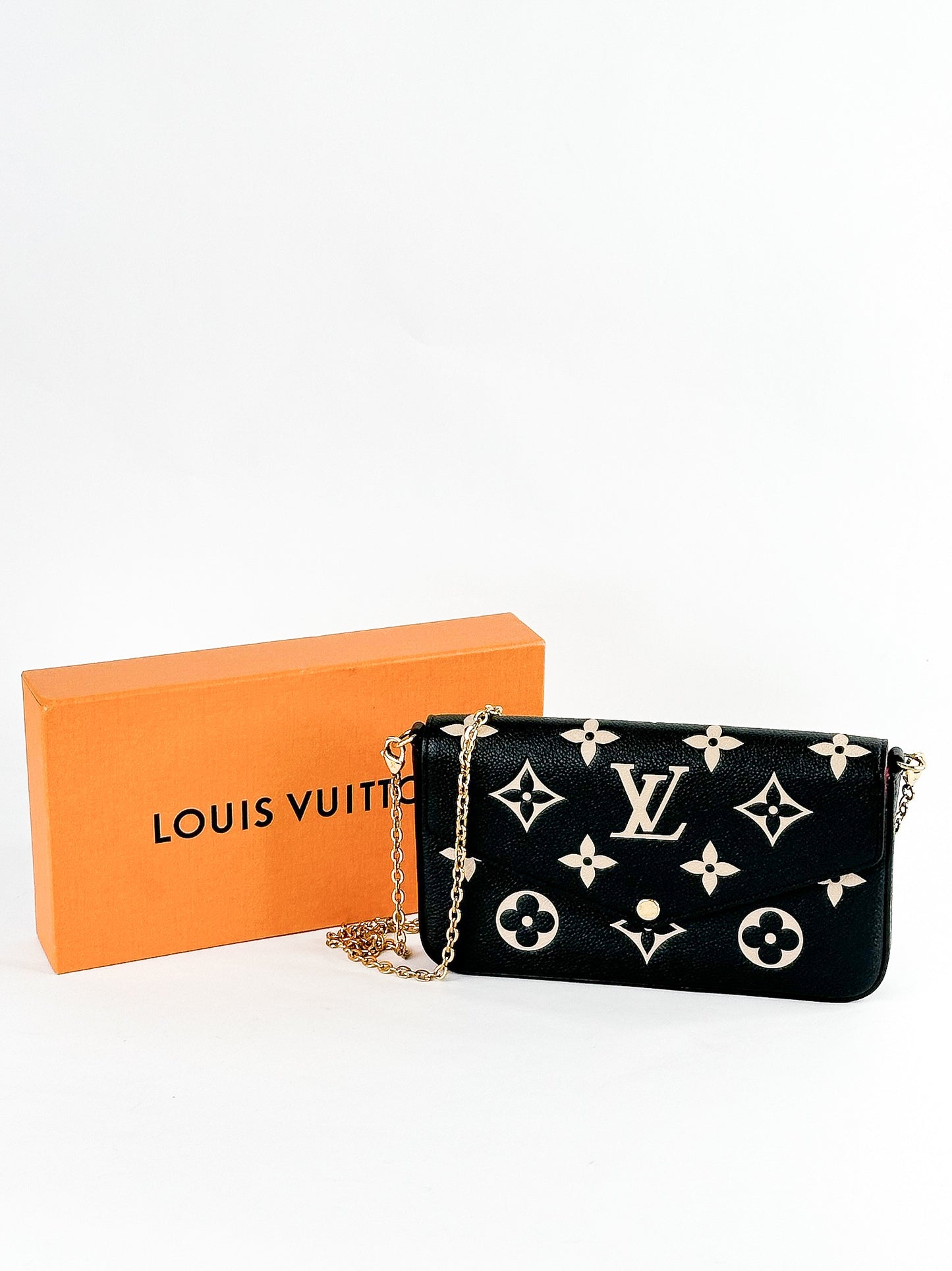 Louis Vuitton Felicie Pochette Empreinte Leather