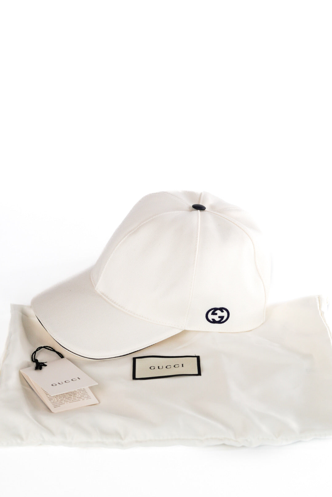 Gucci Canvas Baseball Cap Size Medium 58cm