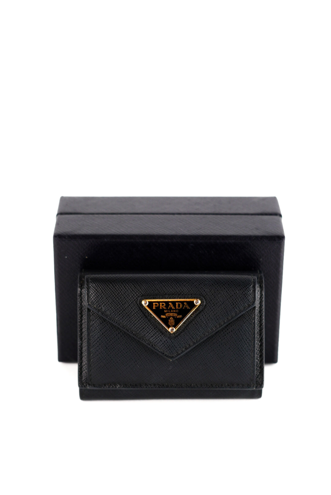 Prada Saffiano Prada Tri-fold Wallet