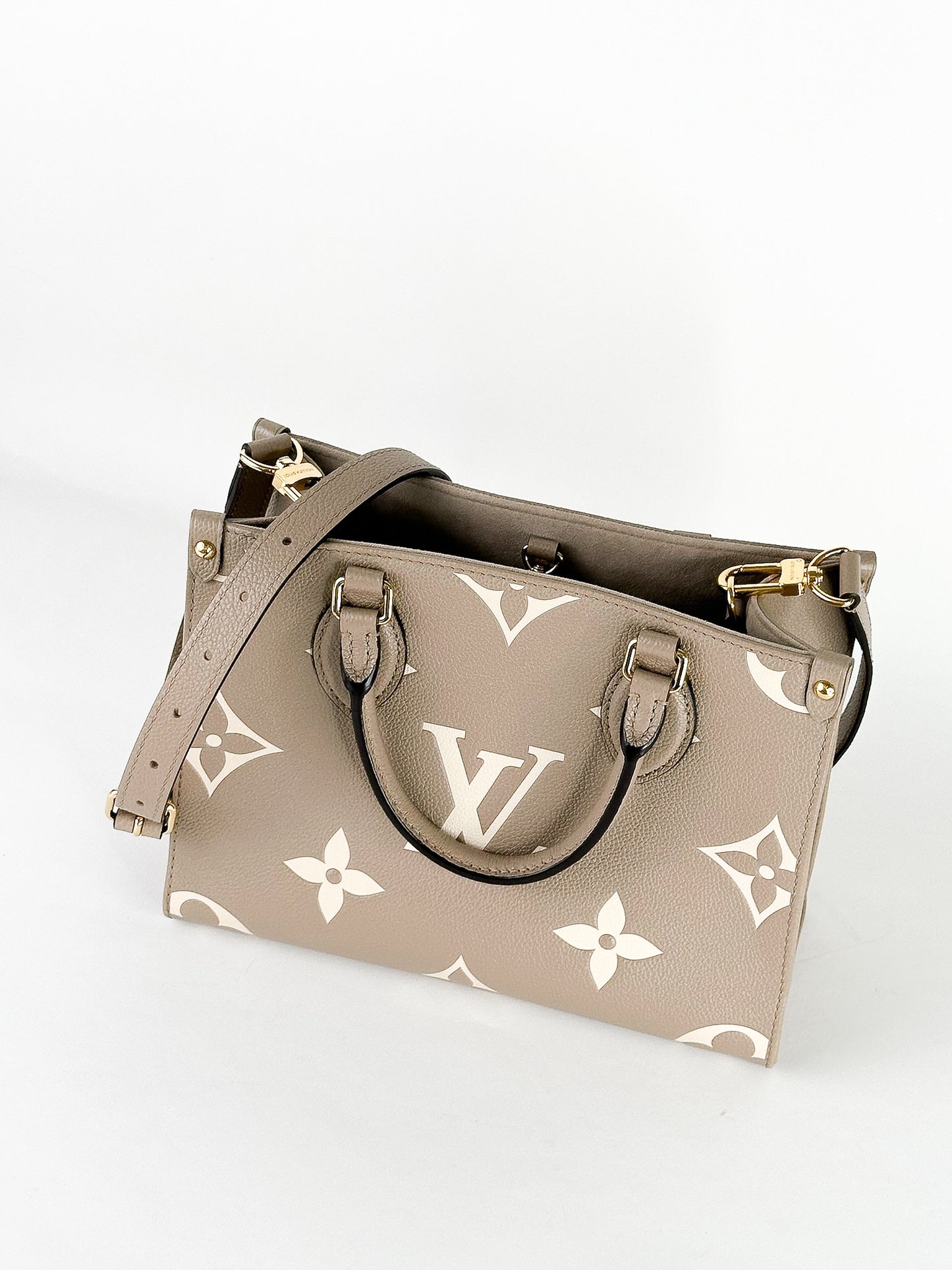 Louis Vuitton ONTHEGO PM (Tourterelle / Crème)