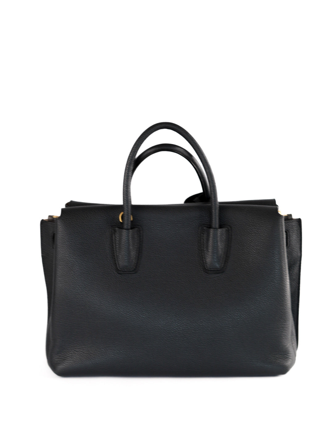 MCM Milla Pebbled Leather Tote
