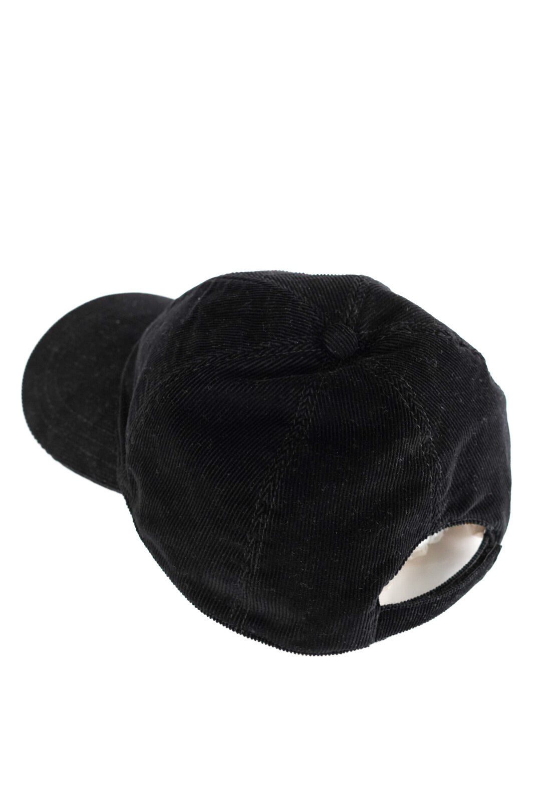Prada Triangle-Logo Corduroy Cap