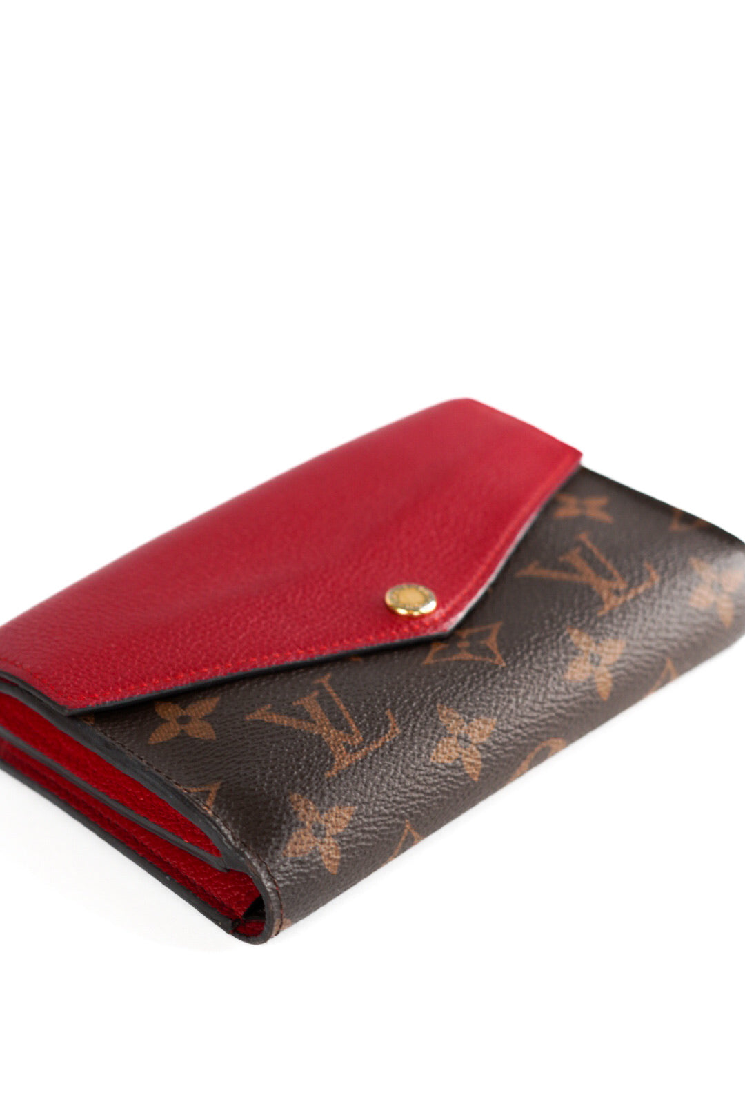 Louis Vuitton Monogram Pallas Compact Wallet Cherry