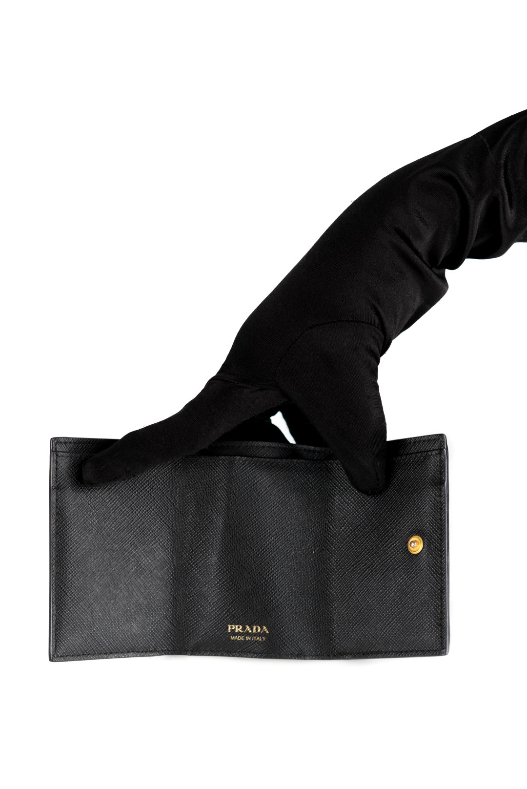 Prada Saffiano Prada Tri-fold Wallet