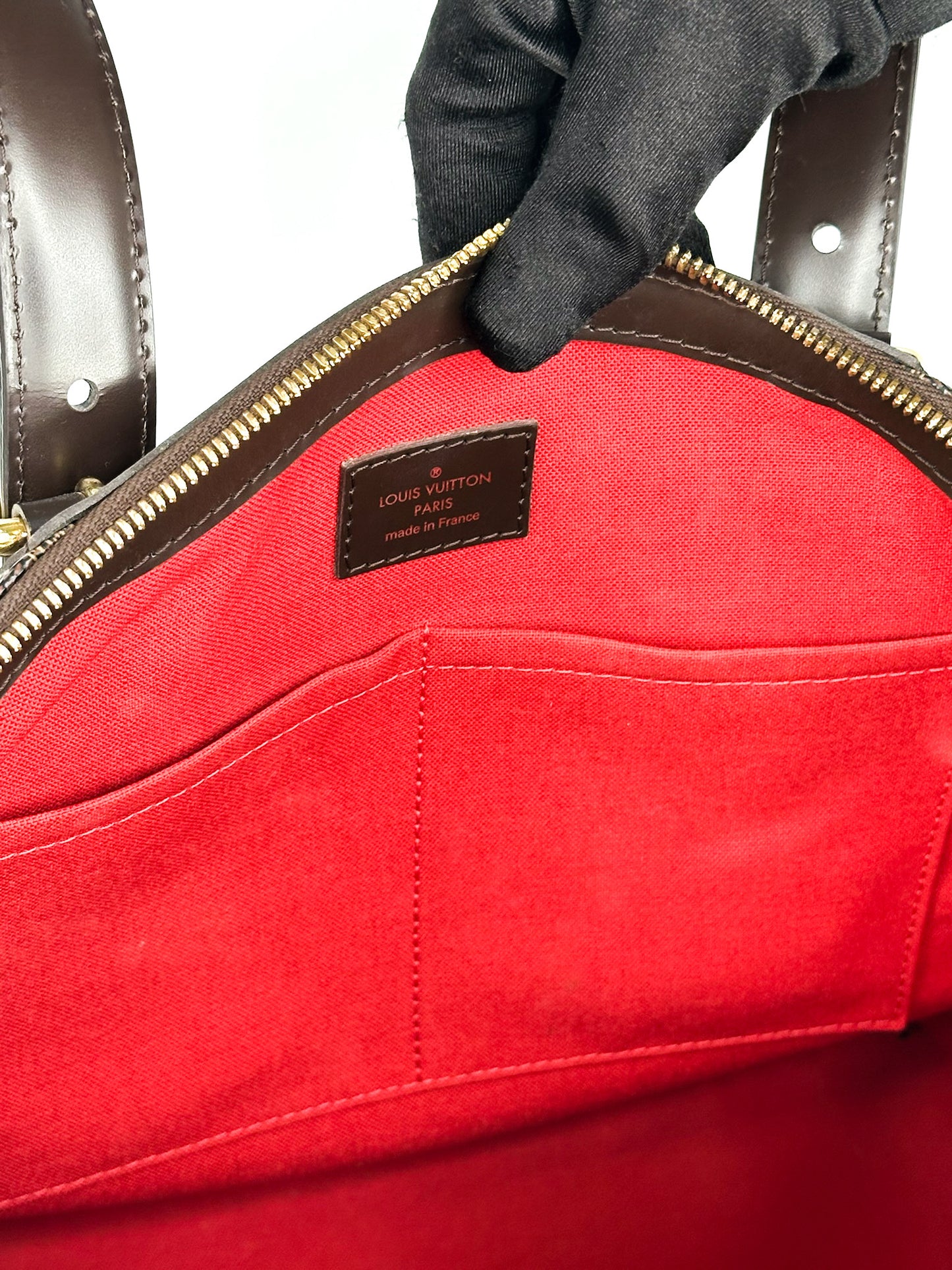 Louis Vuitton Damier Ebene Canvas Verona MM Bag