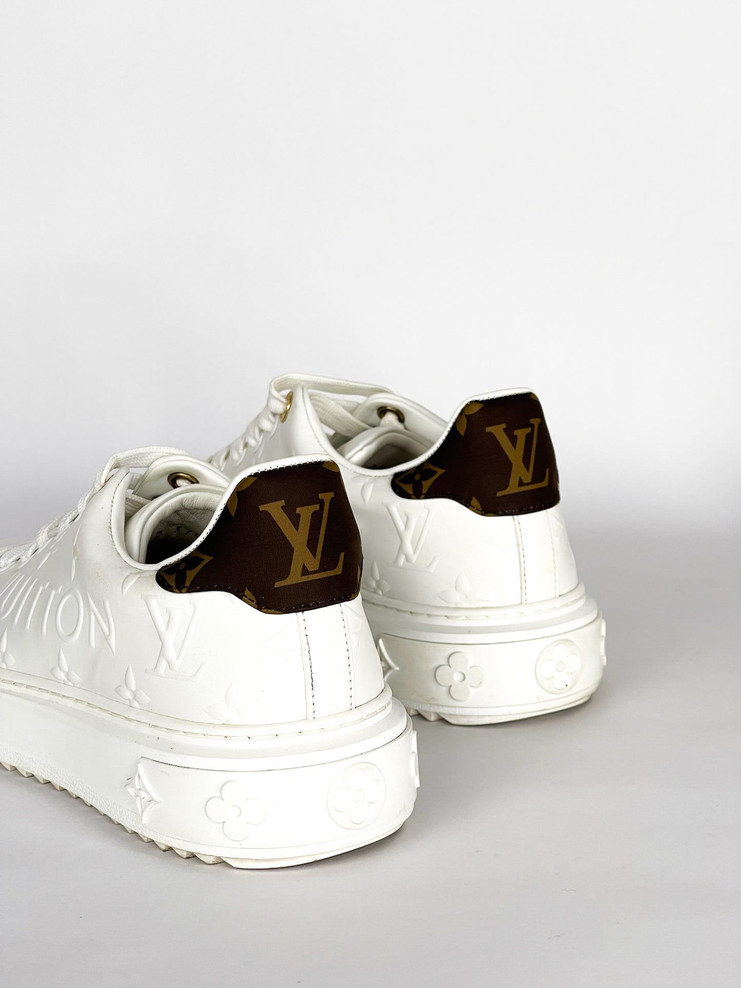 Louis Vuitton Time Out Sneaker Size 37.5