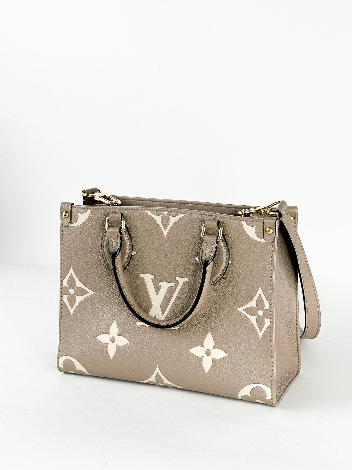 Louis Vuitton ONTHEGO PM (Tourterelle / Crème)