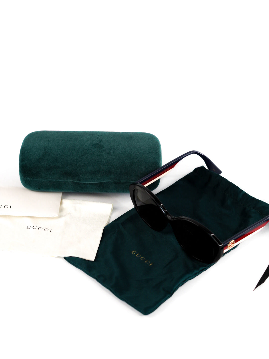 Gucci Round Web Sunglasses