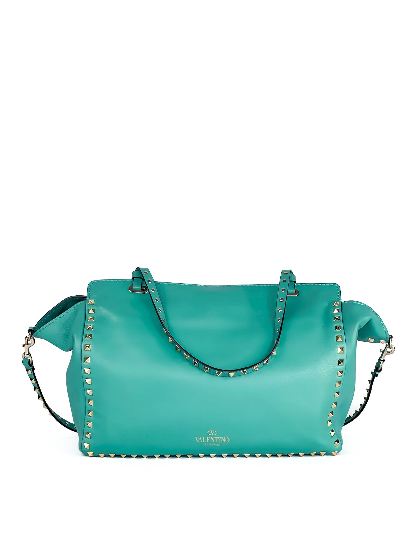 Valentino Garavani Vitello Rockstud Tote Colibri