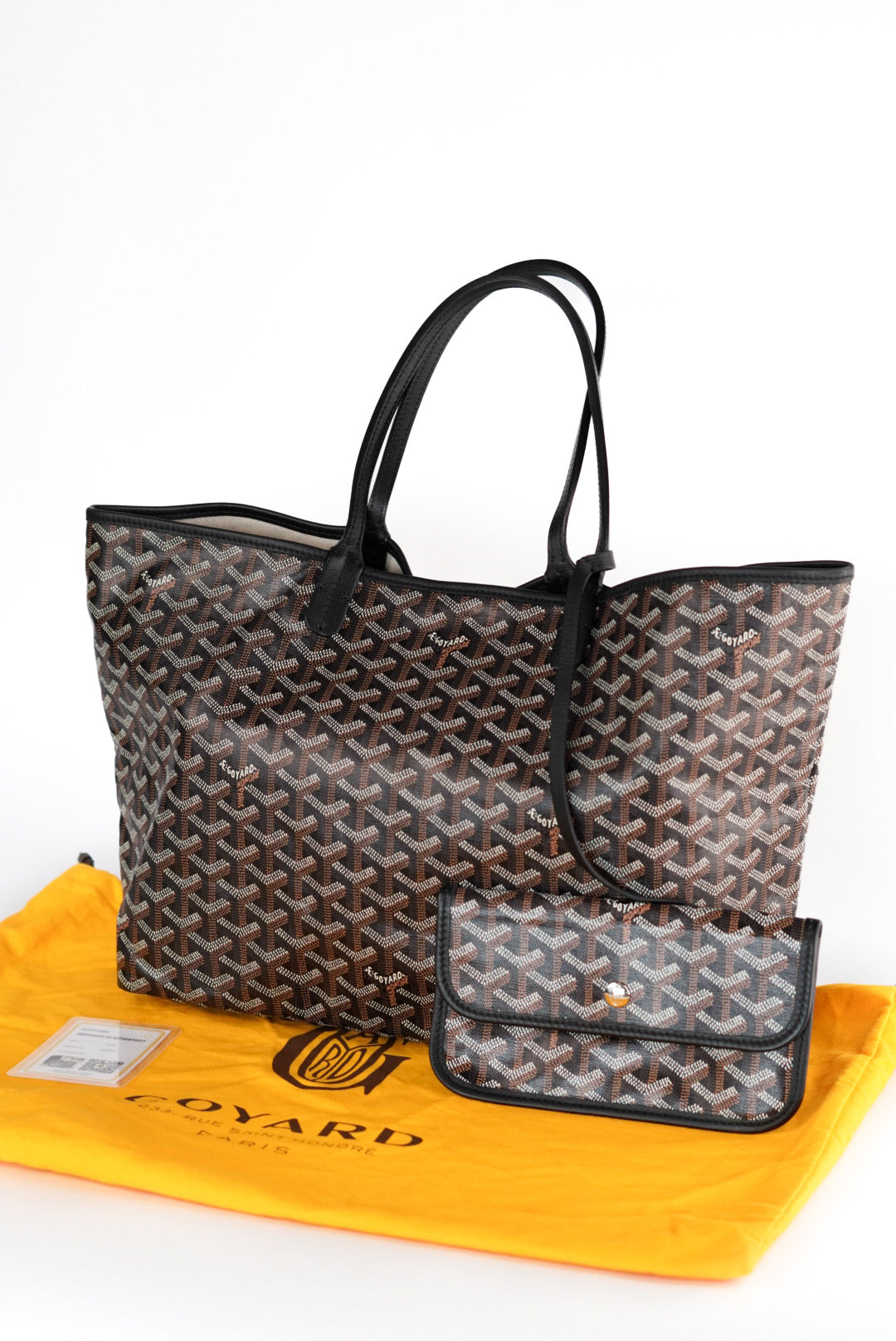 Goyard Goyardine Saint Louis PM Black