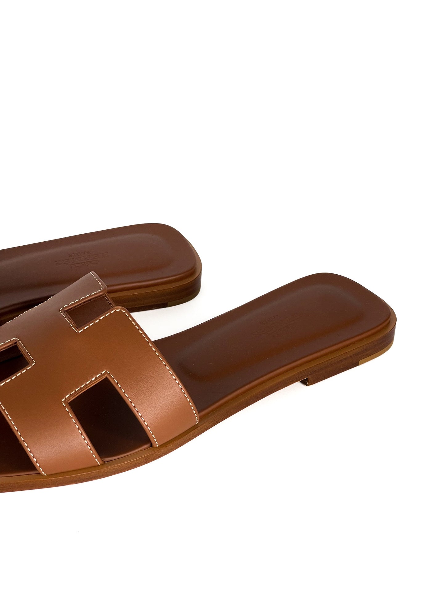 Hermes Oran Sandals Size 38 1/2