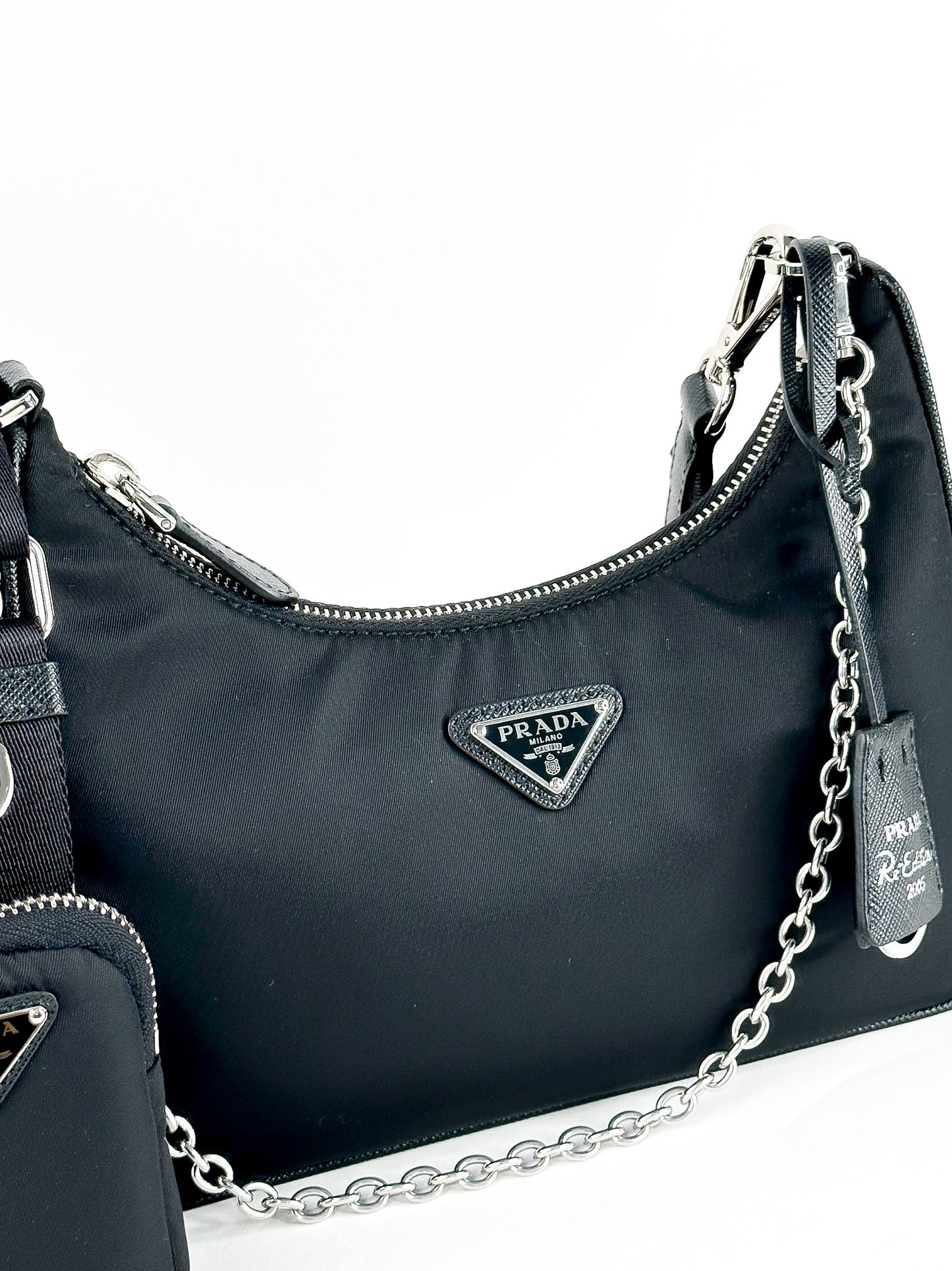 Prada Re-Edition Nylon Multi Pochette